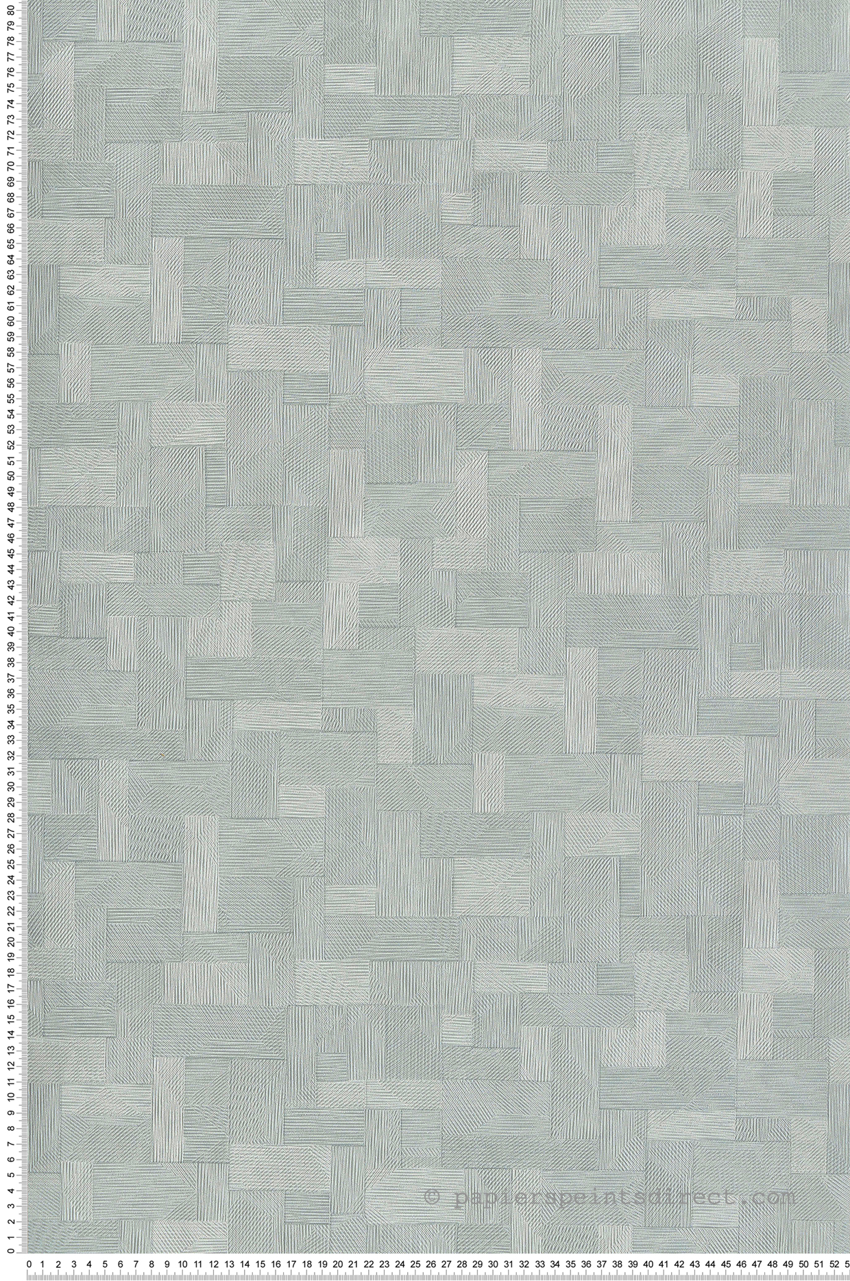 Papier peint Scandinave Géométrique vert d'eau - Woods de Casadéco | Réf. WOOD86077101