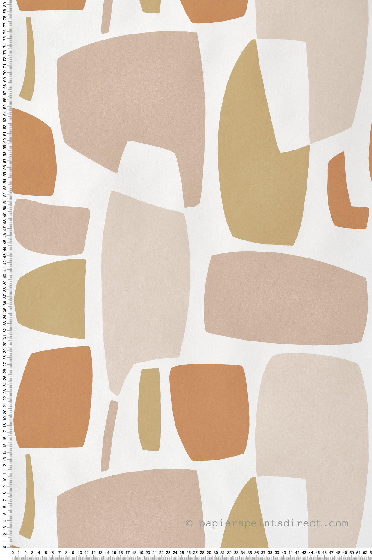 Papier peint Forme Géométrique Module nude - Milano Sixties de Casadéco | Réf. MISI89384114