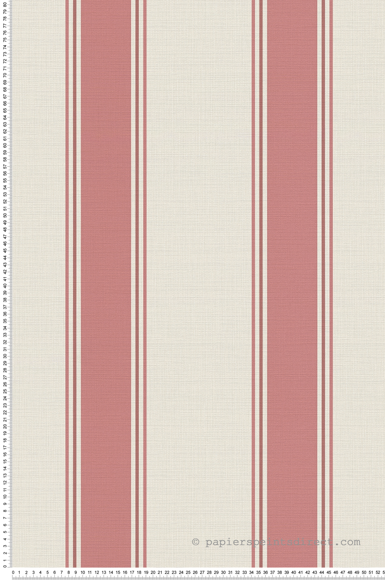 Papier peint Rayures Rétro vieux rose blanc cassé - Metropolis Michalsky 6 de Livingwalls | Réf. AS-399831