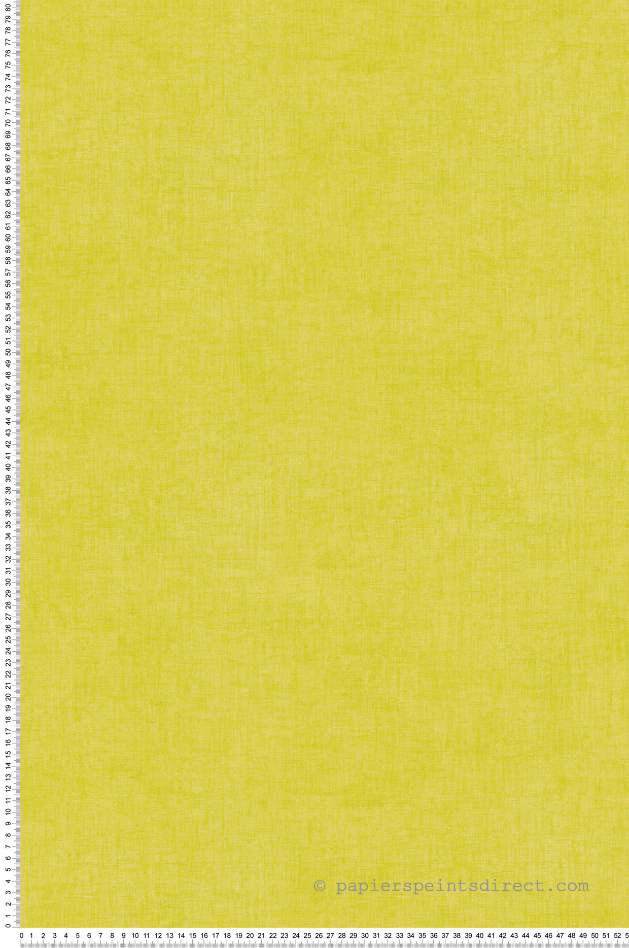 Papier peint Faux Uni Patine vert citron - Lilly & Luis d'A.S. Création | Réf. AS-771793