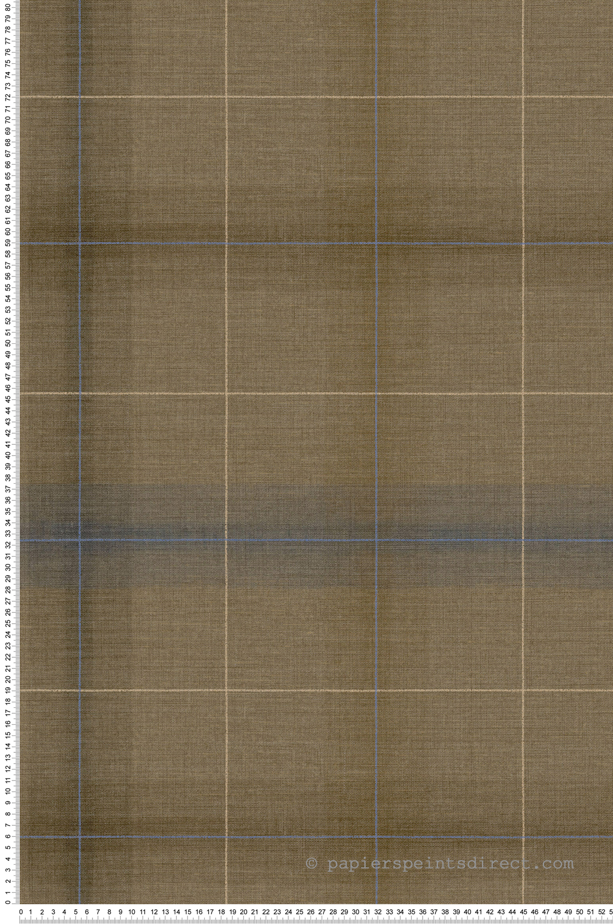 Papier peint Tartan Classique Archie marron - Carnaby Street de Casadéco | Réf. CARN200529200