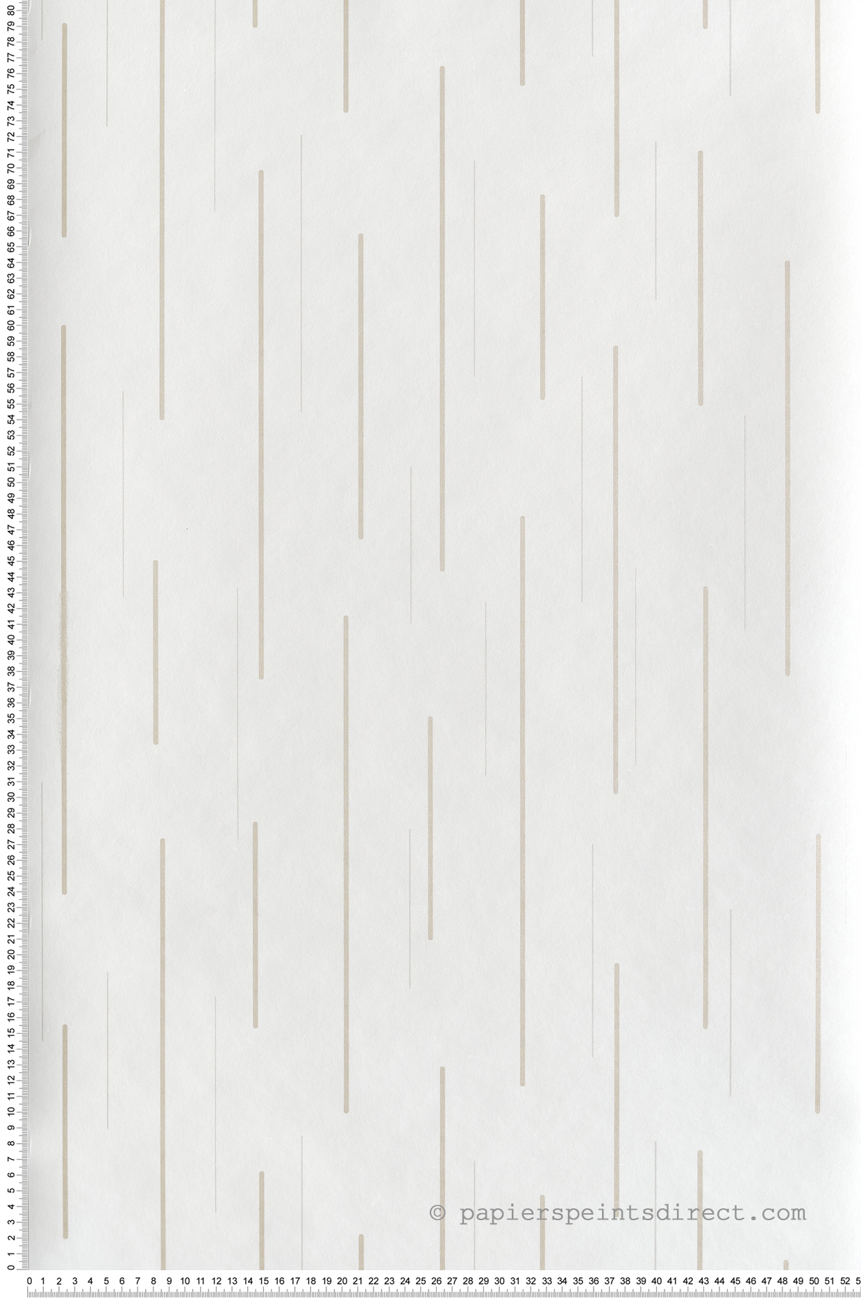 Papier peint Tracé Suspension Métallisé blanc doré - Alchimie de Casadéco | Réf. ALMI89910111