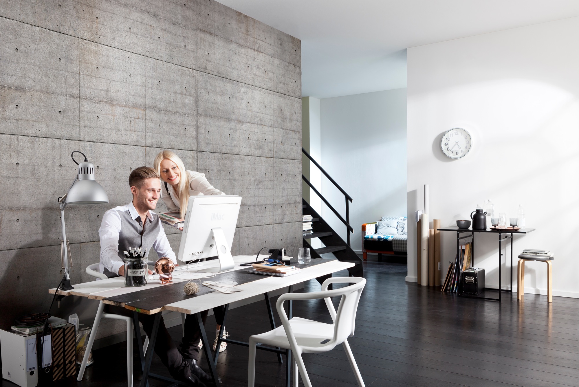 Concrete Blocks - panoramique Komar