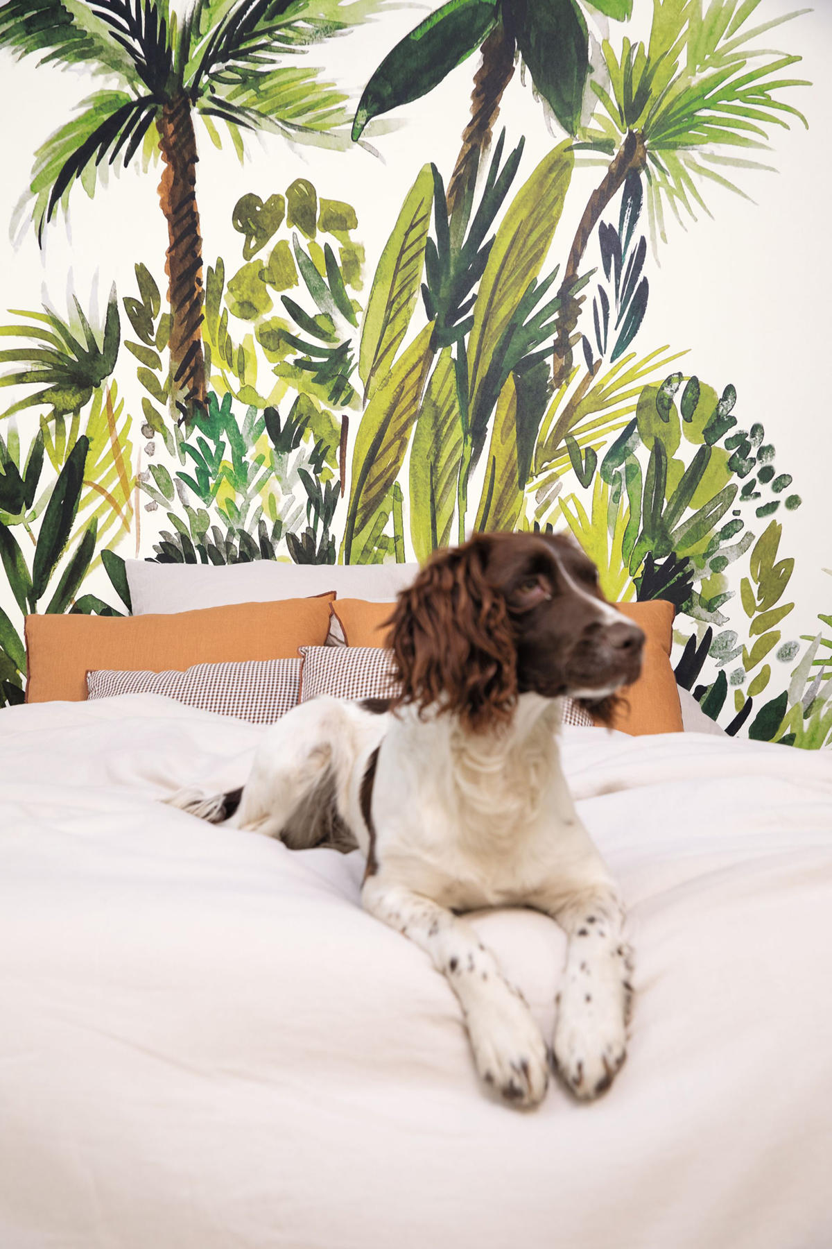 Papier peint panoramique Jungle Fidji vert M 200x280 - Green & Co de Casélio AMB3 | Réf. GCO104007003