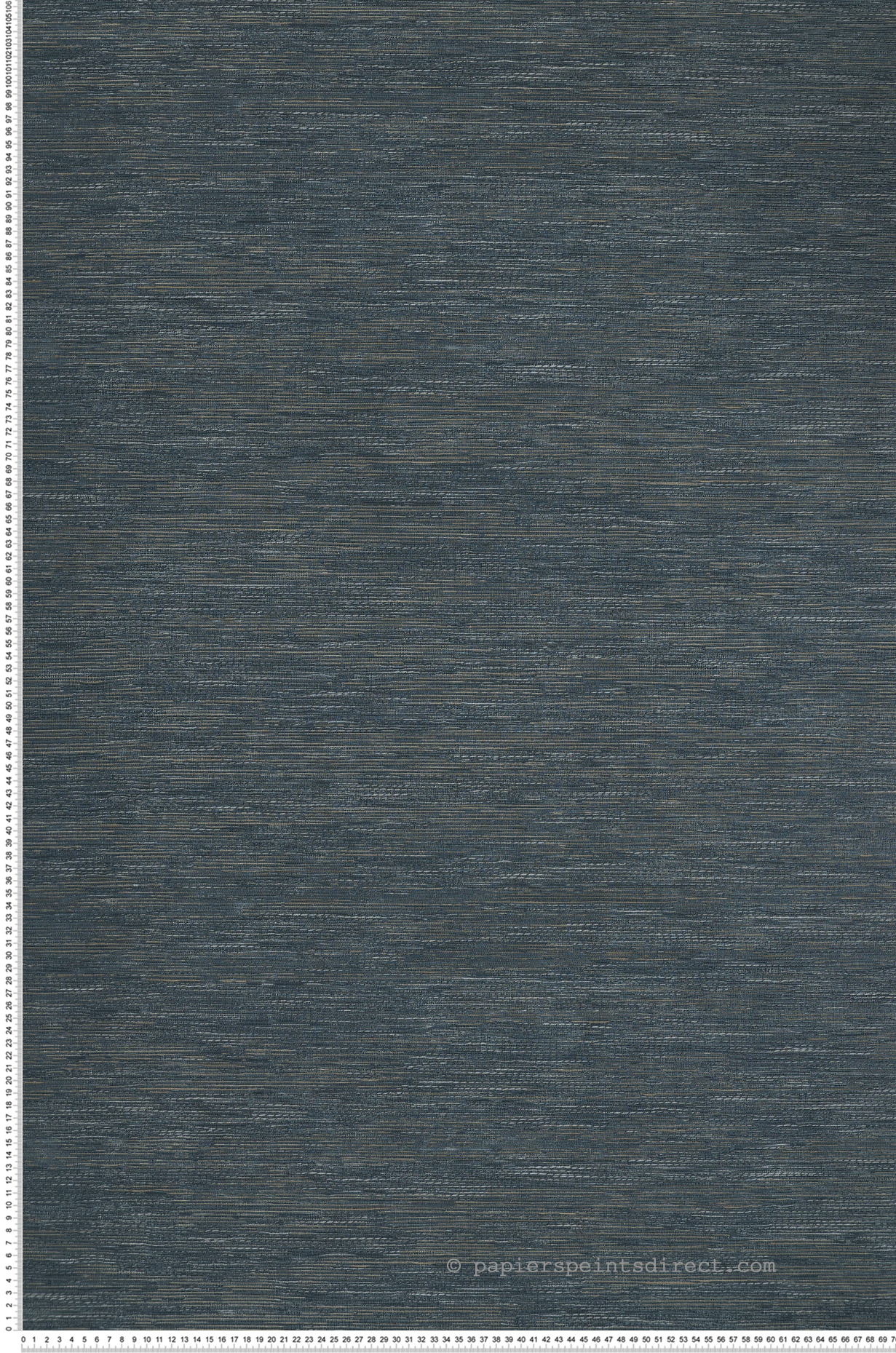 Papier peint Paille Tatami bleu pétrole - Archipel de Casamance | Réf. CAS-75343772