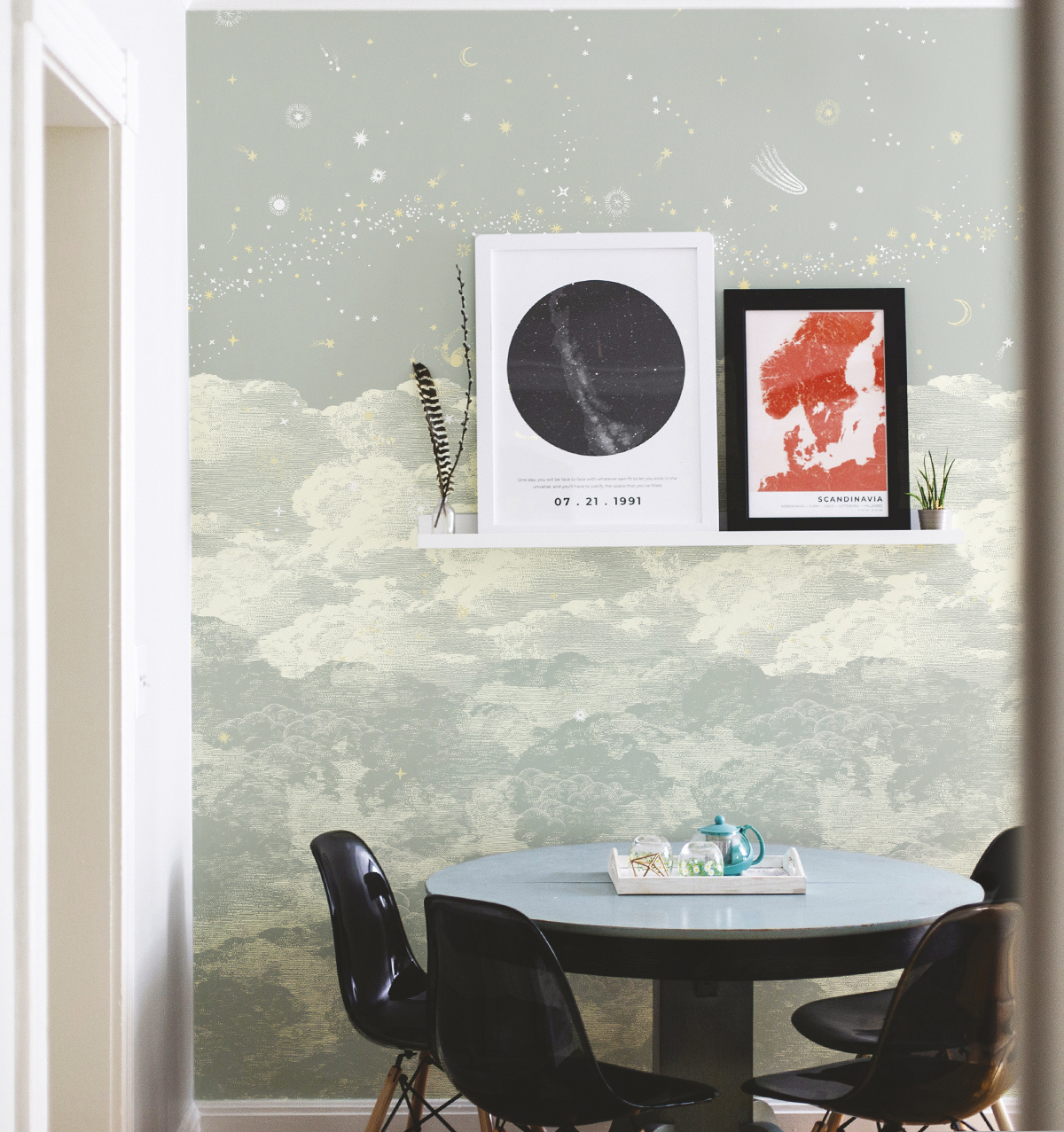 Papier peint panoramique Cosmos Jour - 1/2/3 - Isidore Leroy AMB4