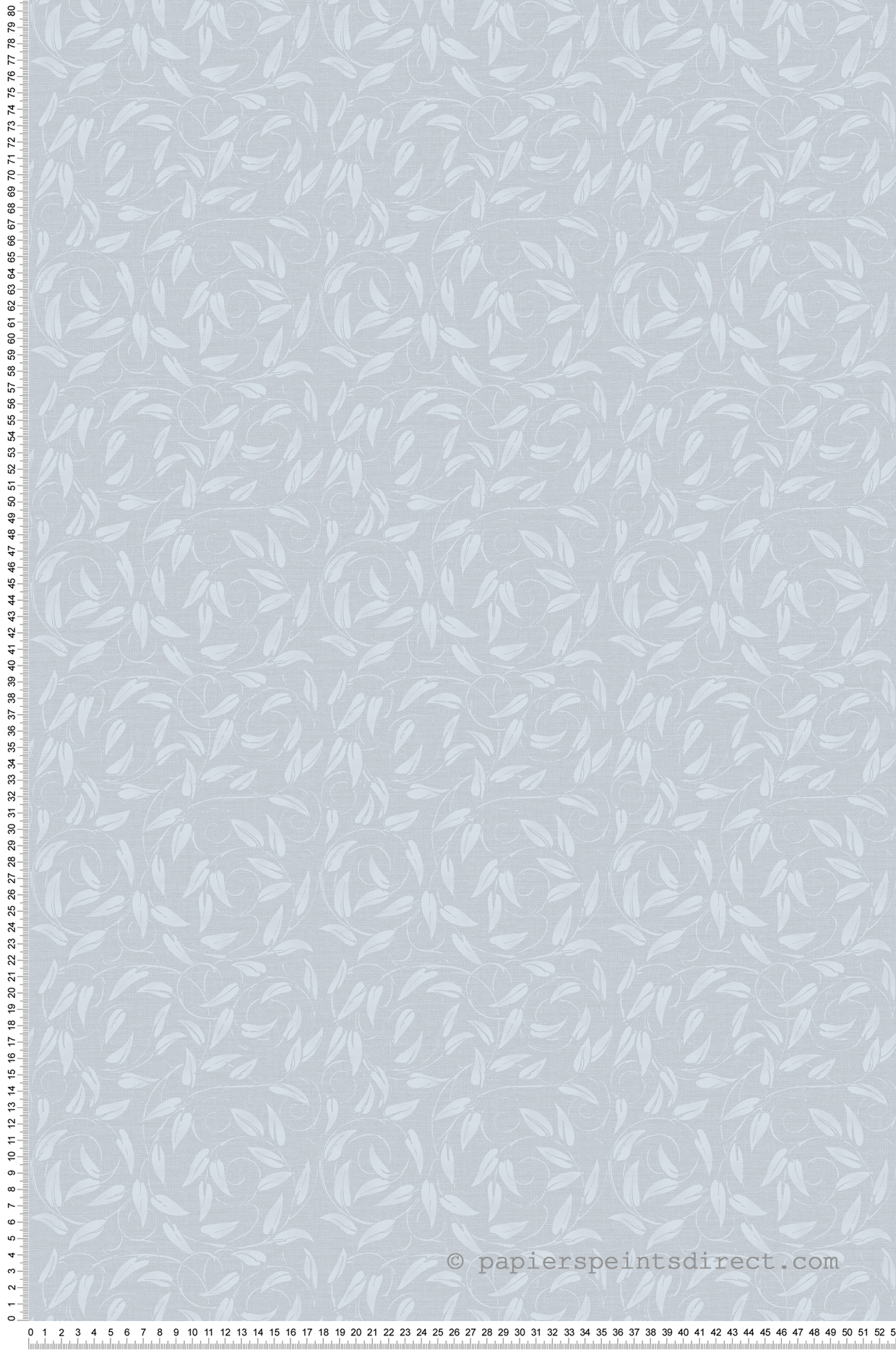 Papier peint Guirlande Feuille Liberty bleu pâle - The Wall Llewelyn-Bowen de Lutèce | Réf. LTC-LB25156