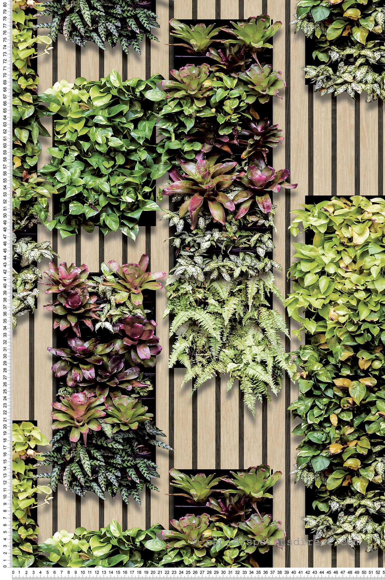 Papier Peint Mur Végétal Bois vert - Artifice d'Ugépa | Réf. UGP-M79404