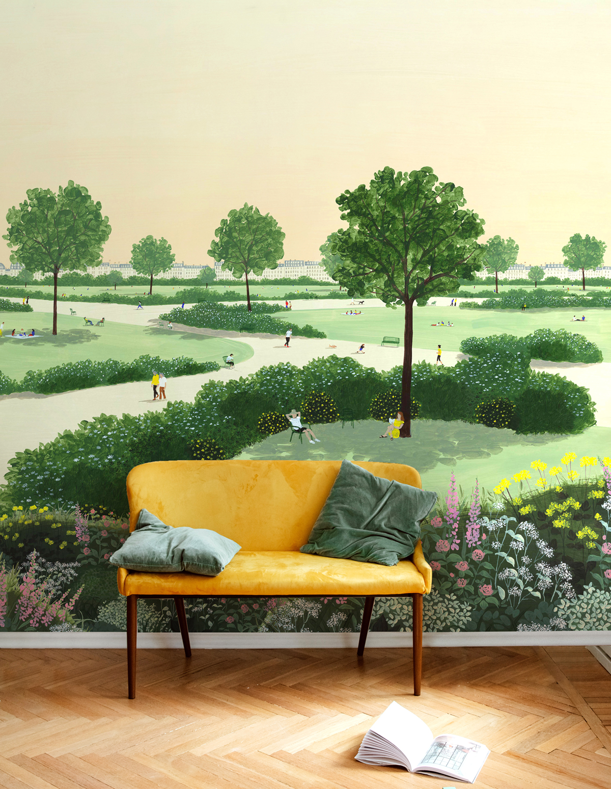 Papier peint panoramique Parc A - 1/2/3 - Isidore Leroy