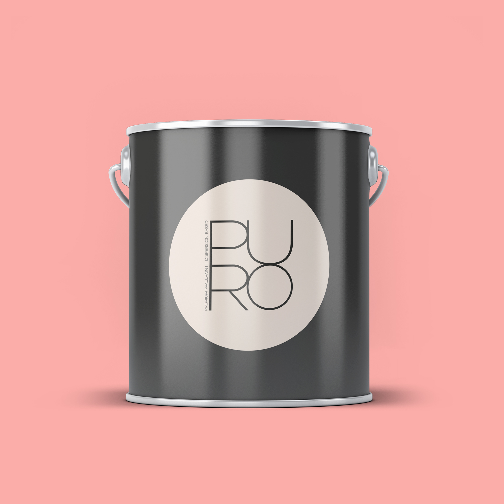 Image d'un pot de 2,5 litres de peinture Puro rose peachy pink  - c2028