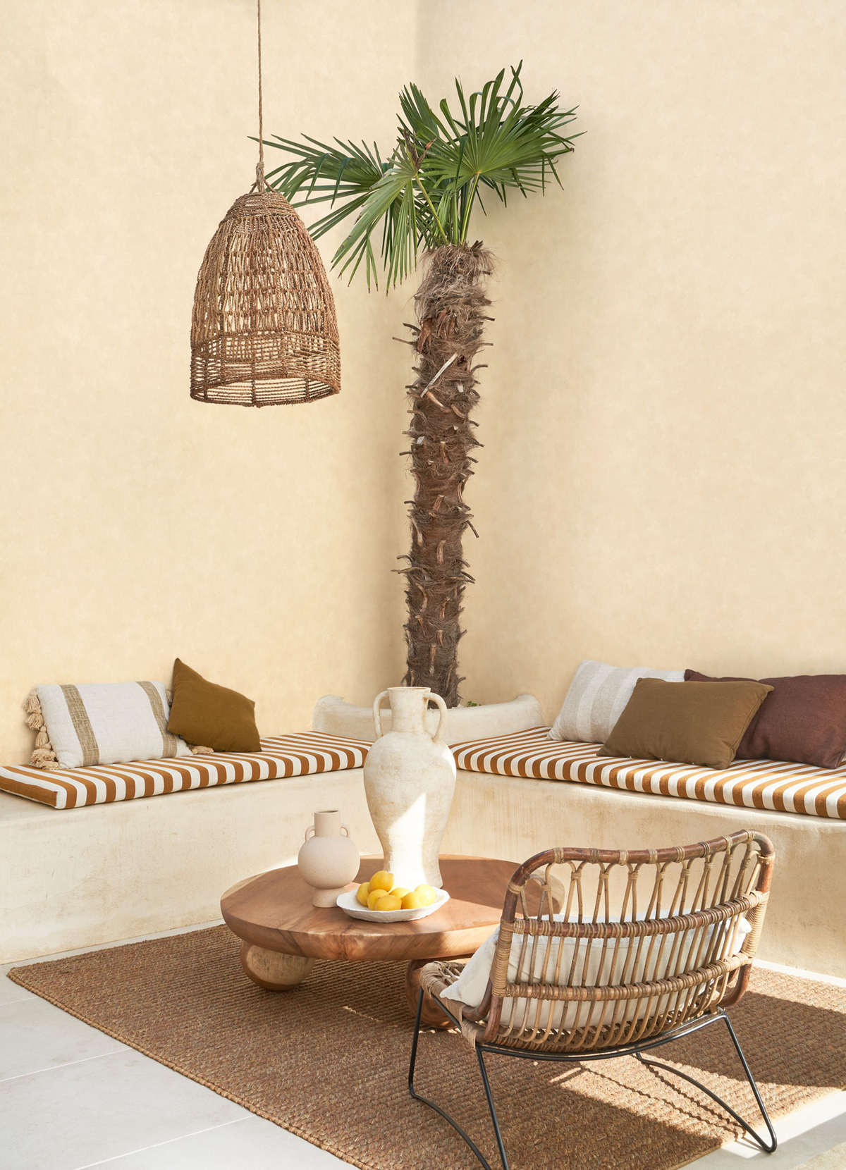 Papier peint Uni Buvard Vallauris crème - Echappée Belle de Casadéco | Réf. ECHA89851010