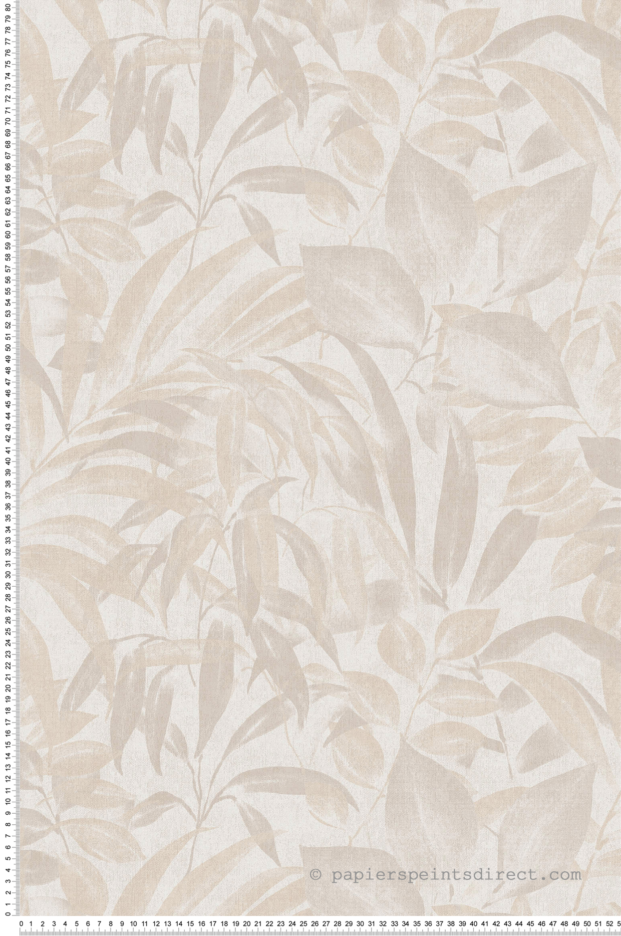 Papier peint Feuillage Abondant beige - Fidji de Lutèce | Réf. LTC-8503-2