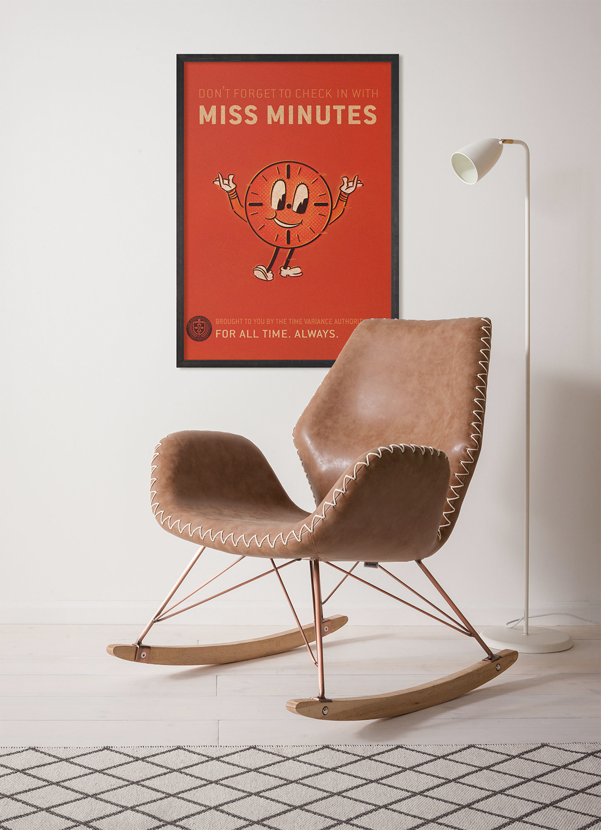 Affiche enfant Miss Minutes Loki Marvel - Affiche décorative Komar Into Wonderland