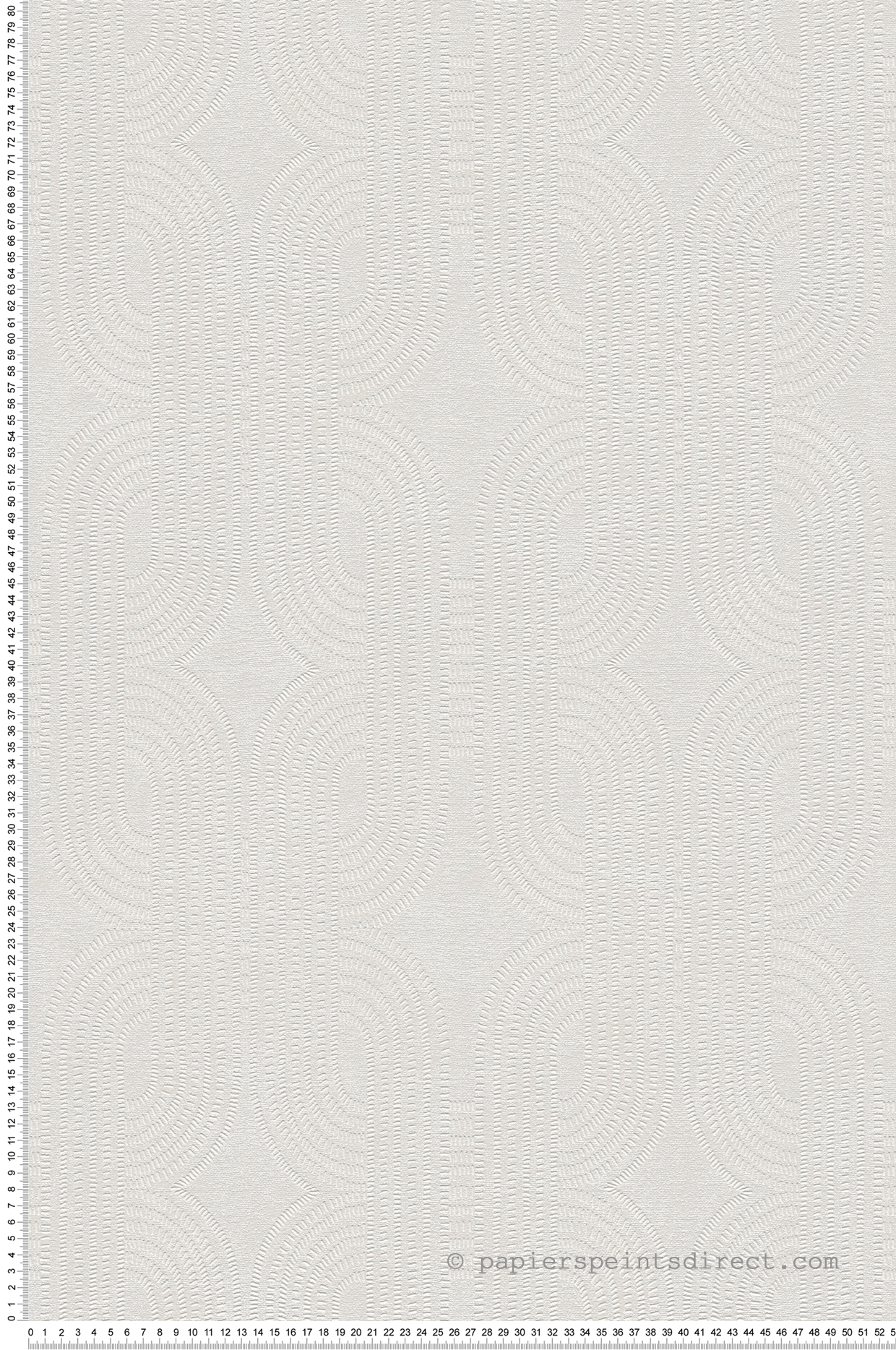 Papier peint Maille Art Déco gris clair nacré - French Affair d'A.S. Création | Réf. AS-399372