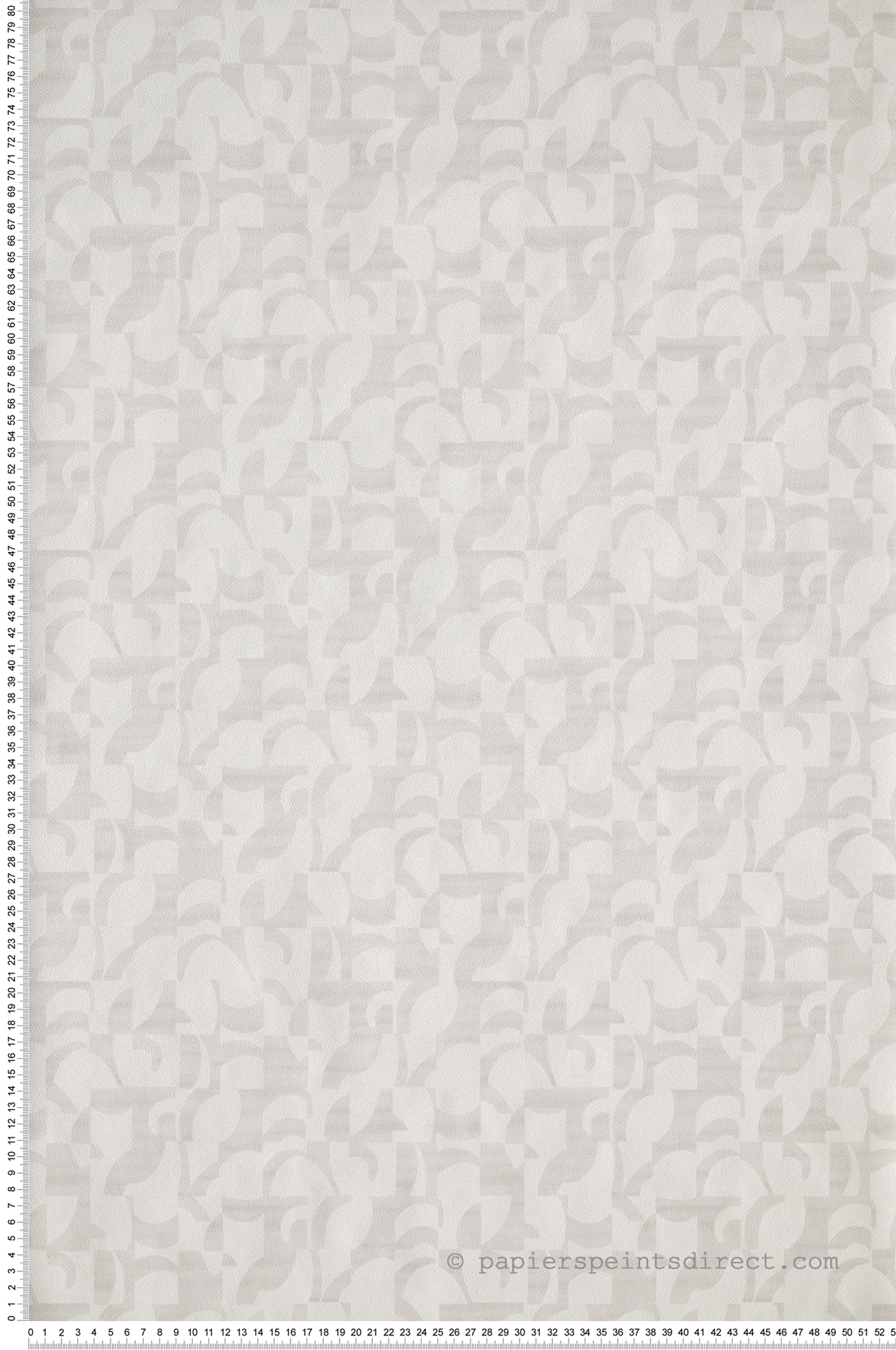 Papier peint Géométrique Ombre blanc - Utopia de Casadeco | Réf. UTOP85140341