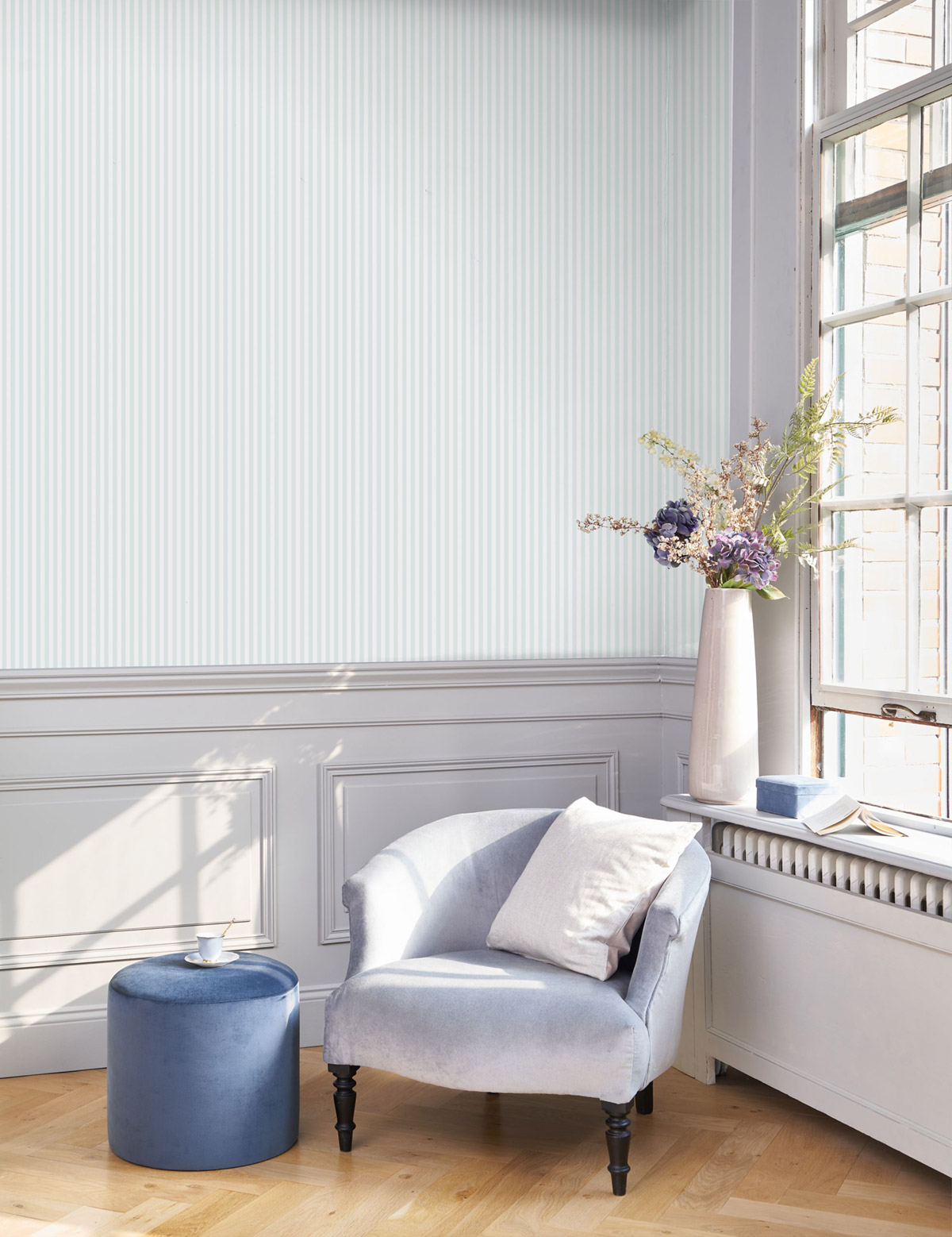 Papier peint Rayures bleu - Once Upon A Time 2 de Casadéco | Réf. OUTD29886036