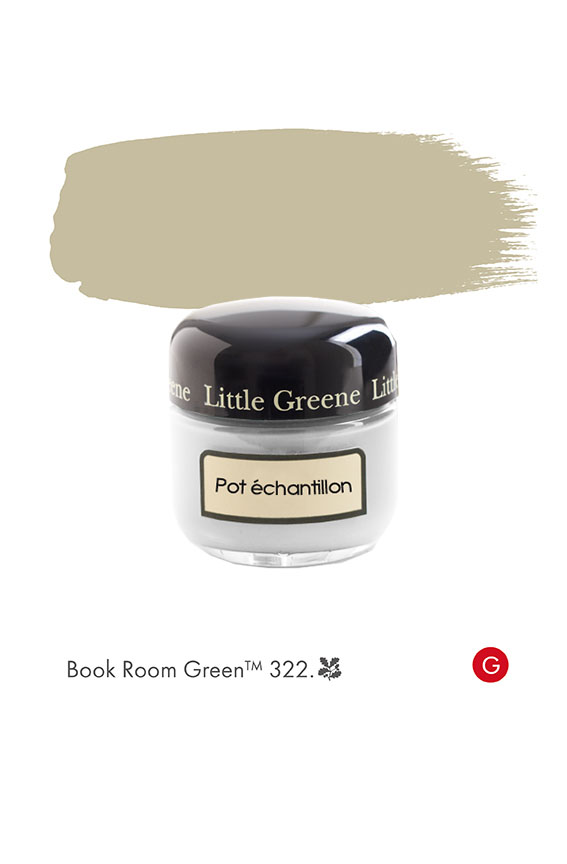 Pot échantillon Book Room Green n°322 - Finition Absolute Matt Emulsion