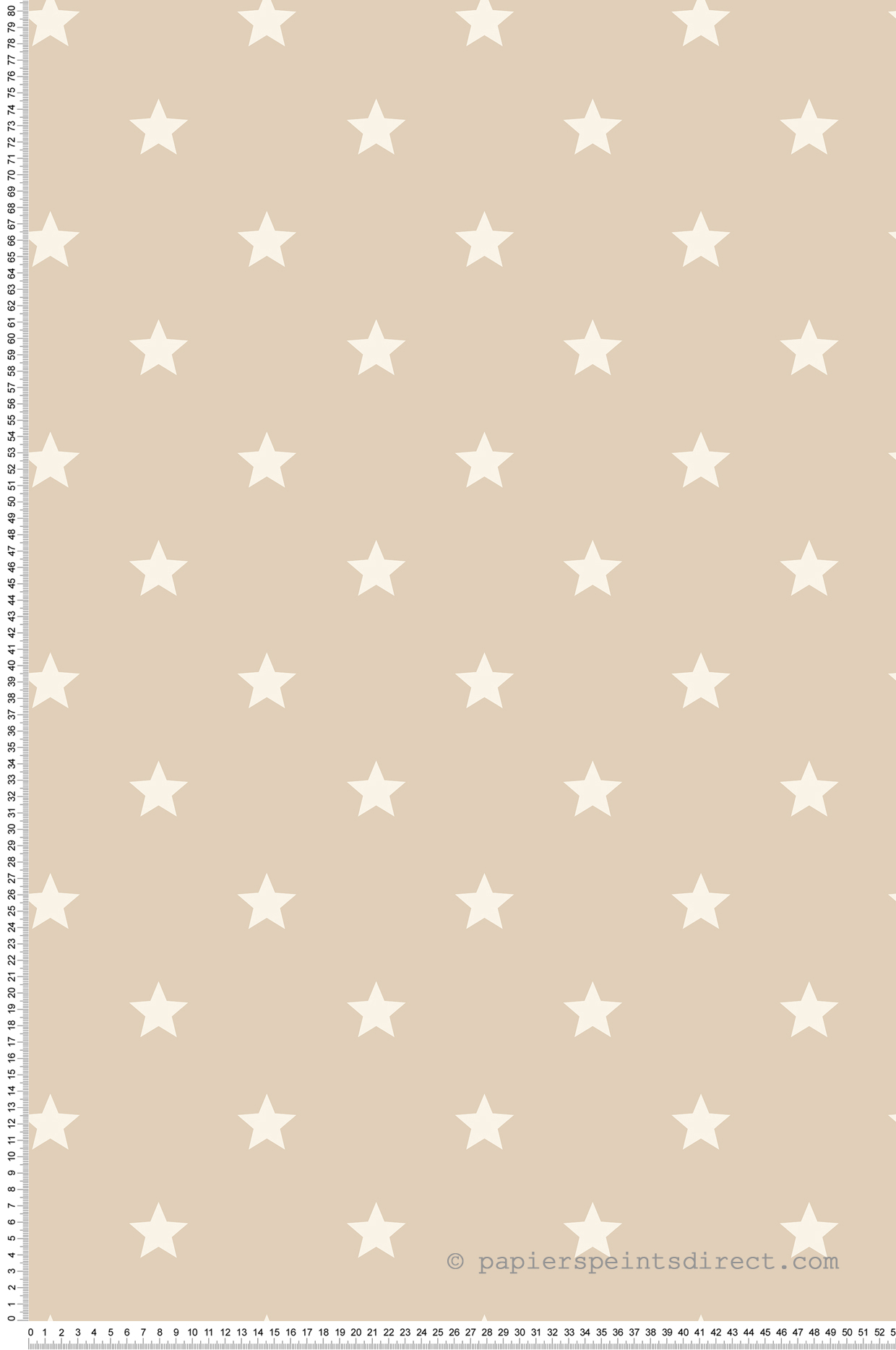 Papier peint Étoile Uniforme beige - Imagine de Lutèce | Réf. LTC-DL27581