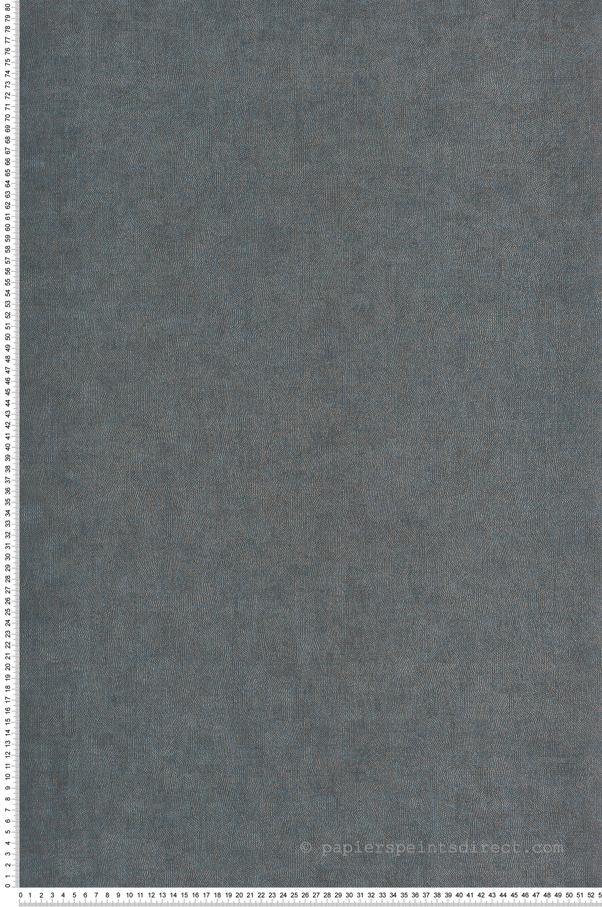 Papier peint Faux Uni Empreinte bleu canard cuivré - Sentier des Dunes de Casadéco | Réf. SENT88706749