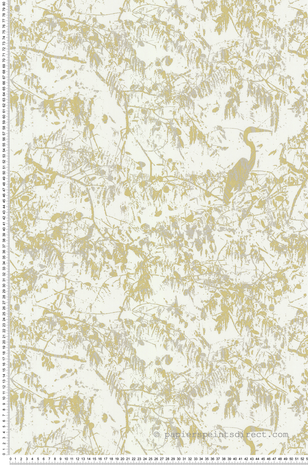 Papier peint Héron Abstrait doré - Guy Laroche de Lutèce | Réf. LTC-51246202