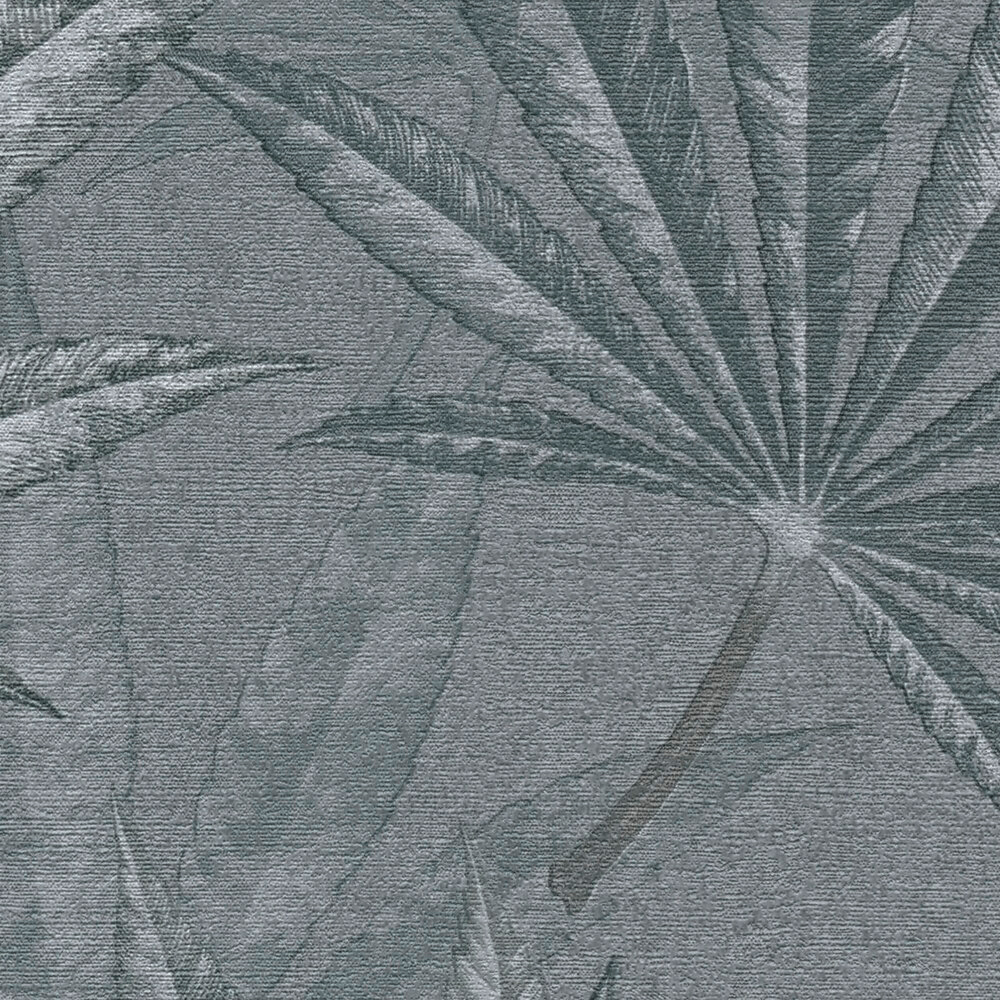 Papier peint Feuilles Sauvages gris - Metropolis Michalsky 6 de Livingwalls ZOOM | Réf. AS-399842