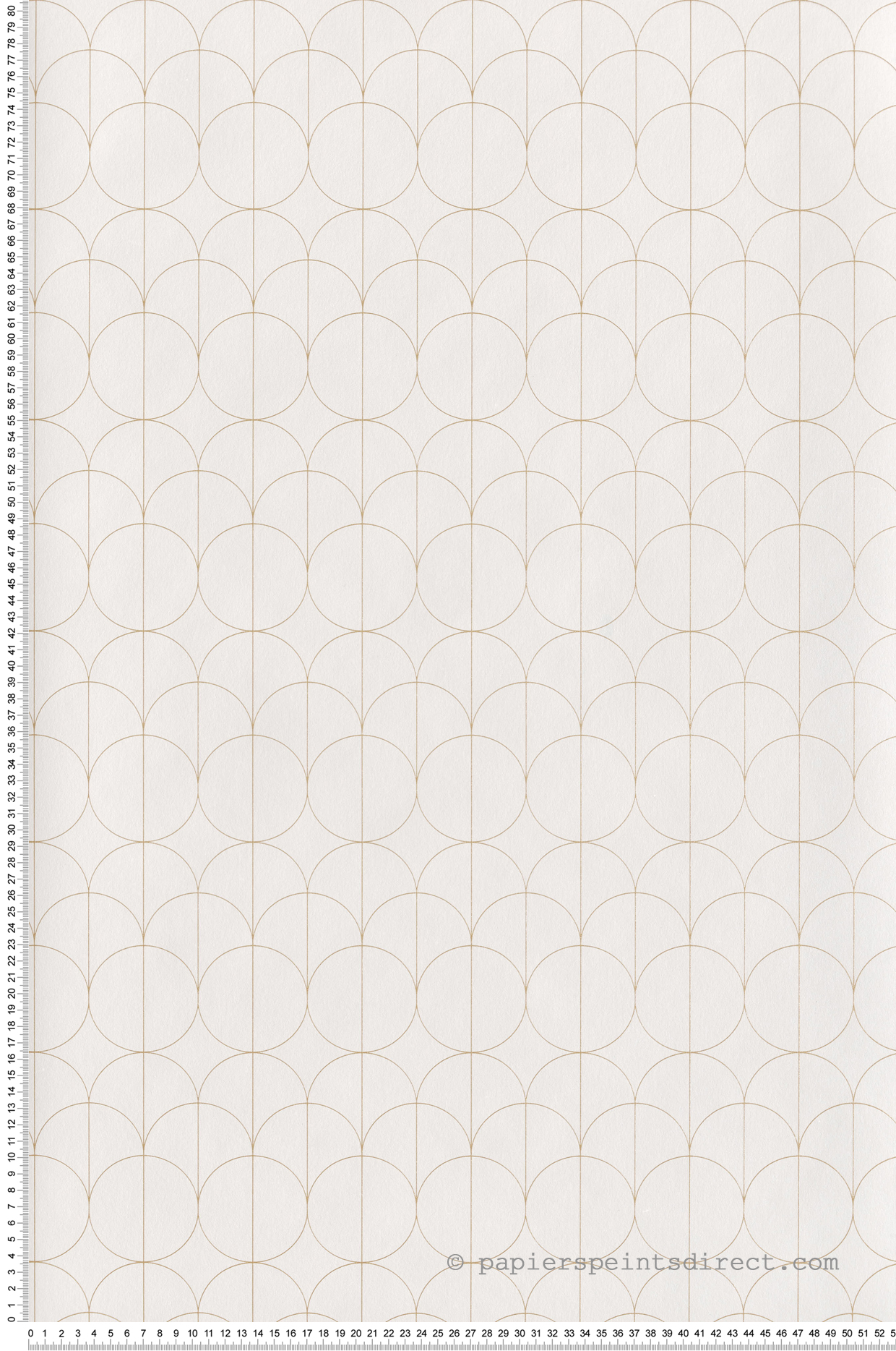 Papier peint Géométrique Reflet blanc - 1930 de Casadéco | Réf. MNCT85690020