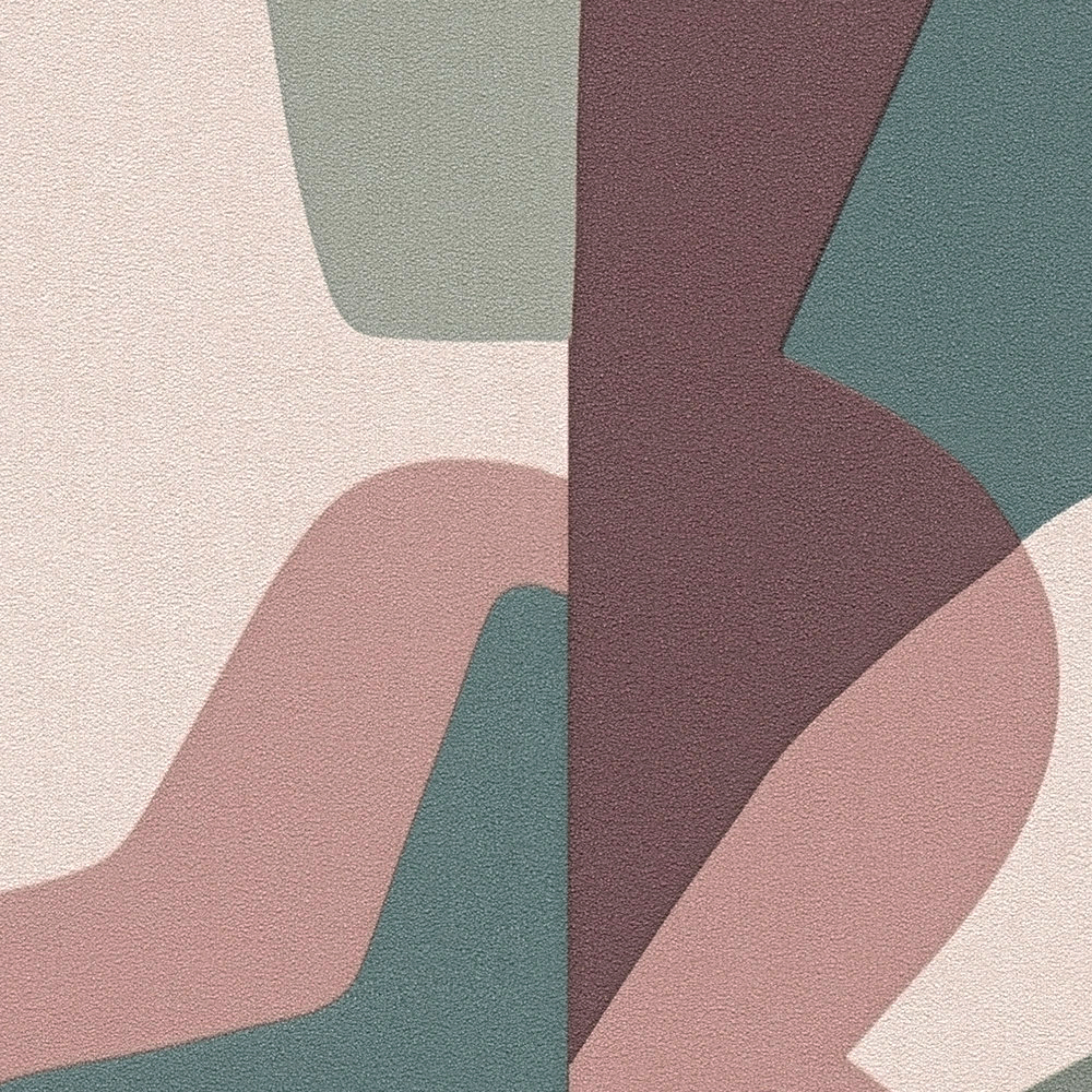 Papier peint Forme Design Origine rose - Abaca de Lutèce | Réf. LTC-51232103