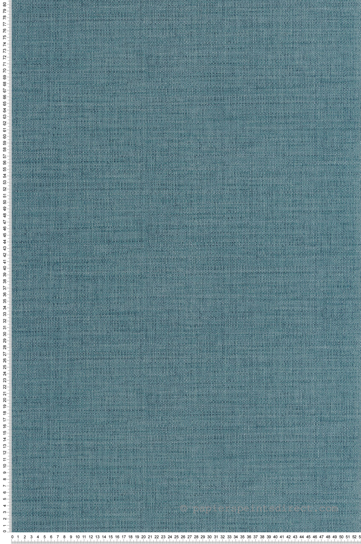 Papier peint Raphia Tissé bleu canard - Symphony de Casélio | Réf. SYM105976397