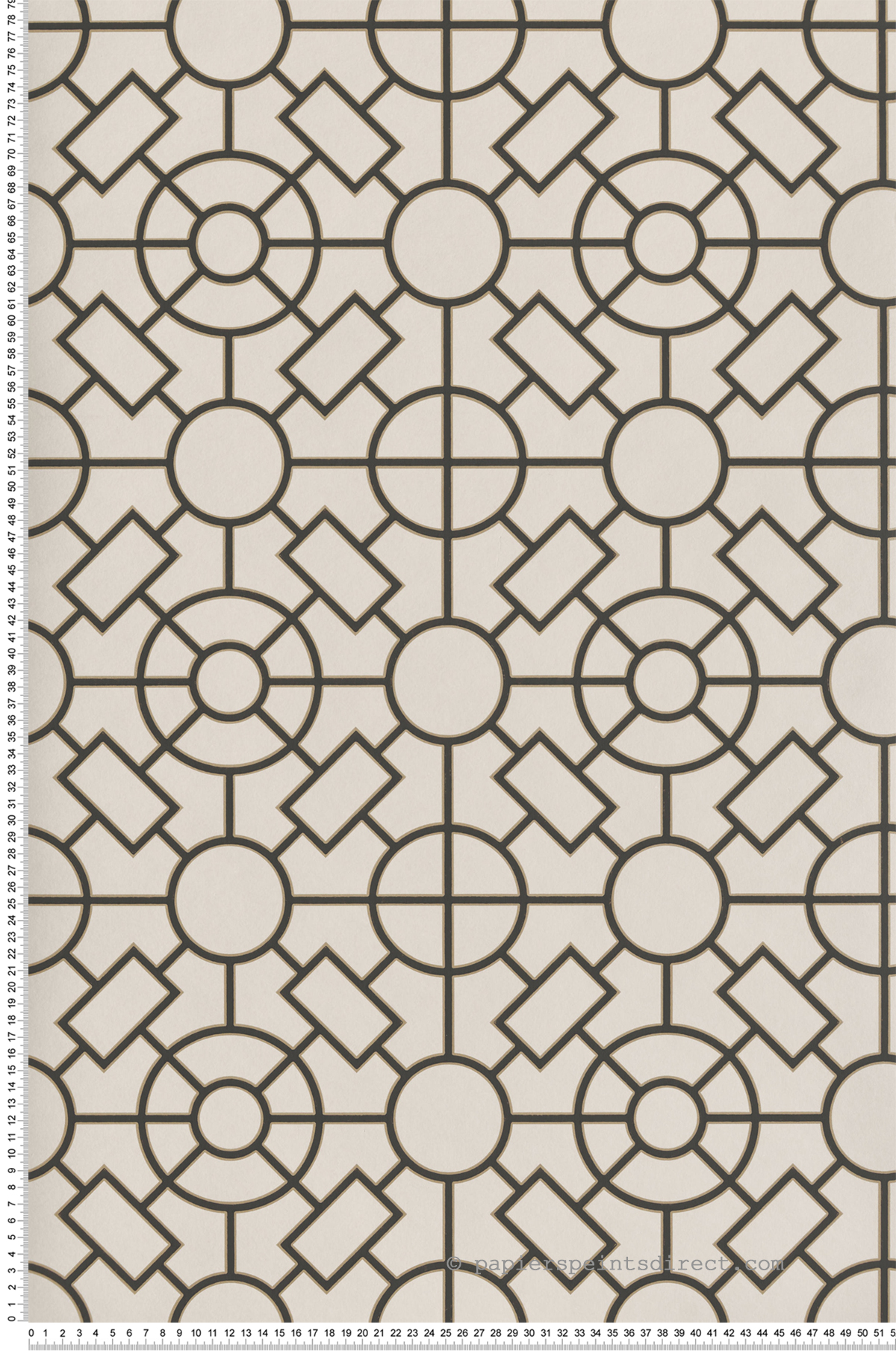 Papier peint Géométrique Knot Garden lin - Mansfield de Osborne & Little | Réf. OSB-W7455-05