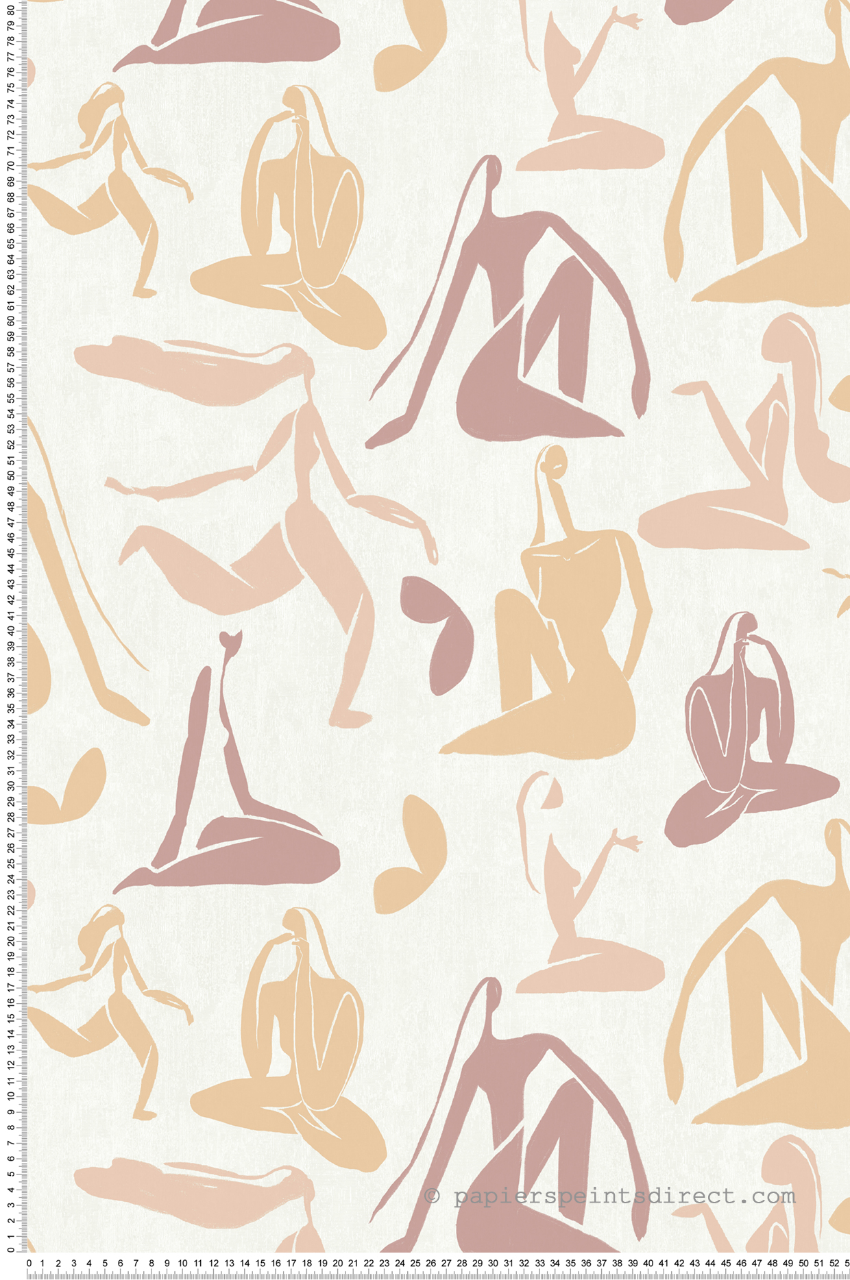 Papier peint Silhouette Abstraite jaune - Arty d'Ugépa | Réf. UGP-M47603