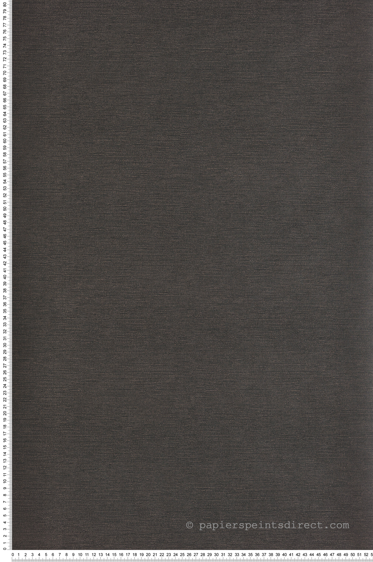 Papier peint Faux Uni Strié Gini noir brun - Othello de Masureel | Réf. MAS-EVE903