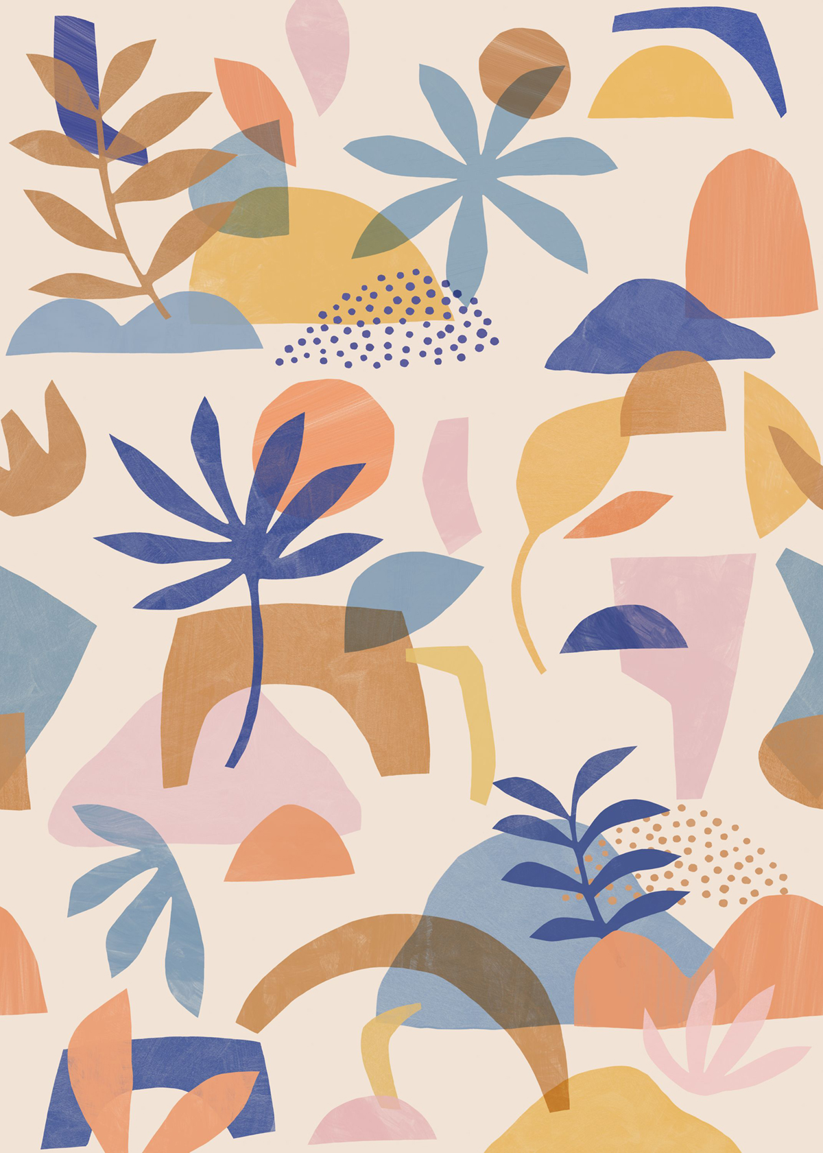 Papier peint panoramique Forme Cutting Game multicouleurs M 200X280 - Pimp My Wall de Casélio | Réf. PMW104736303