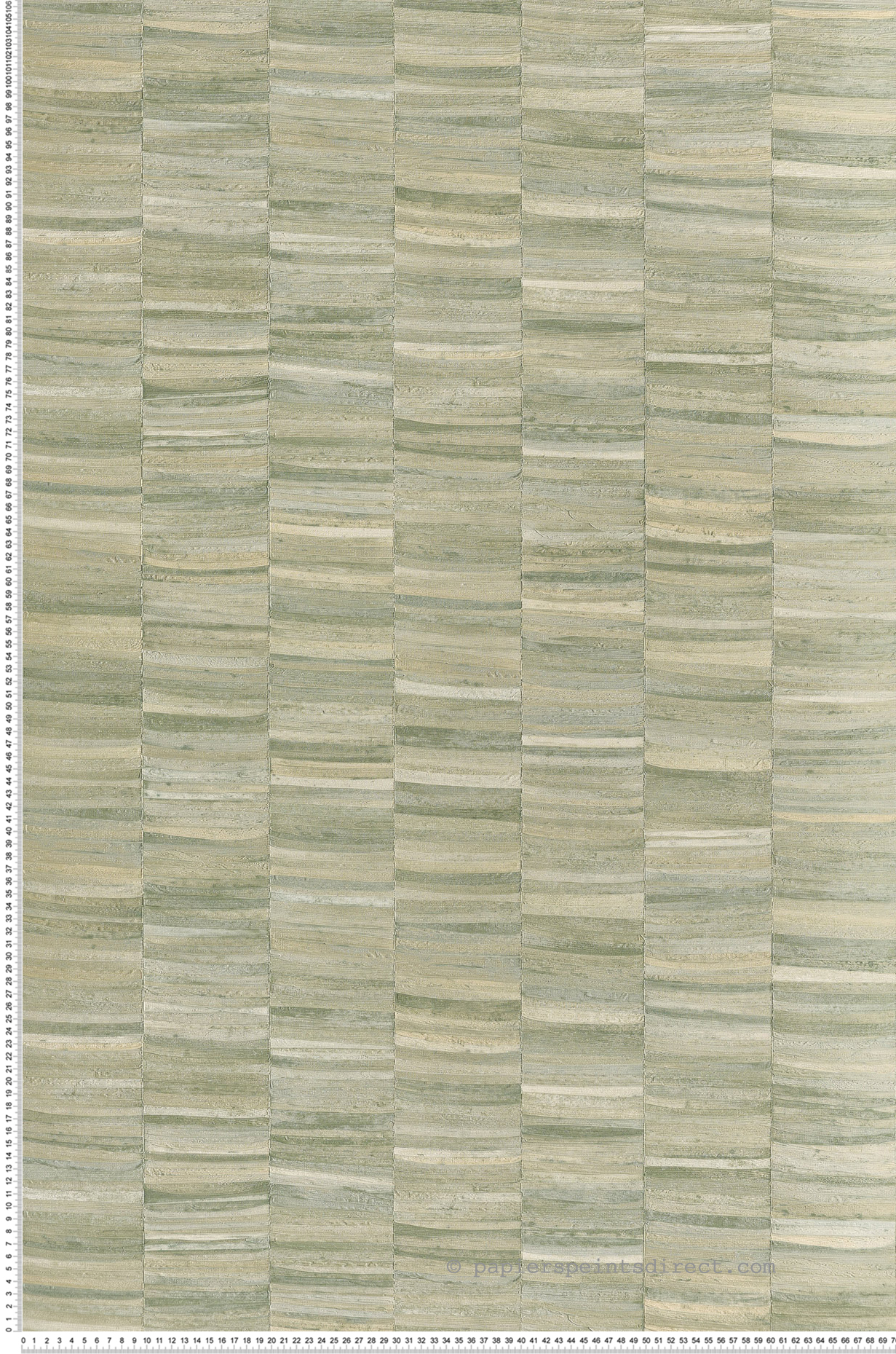 Papier peint Texture Brute Stylosa vert amande - Nature Précieuse de Casamance | Réf. CAS-76501426