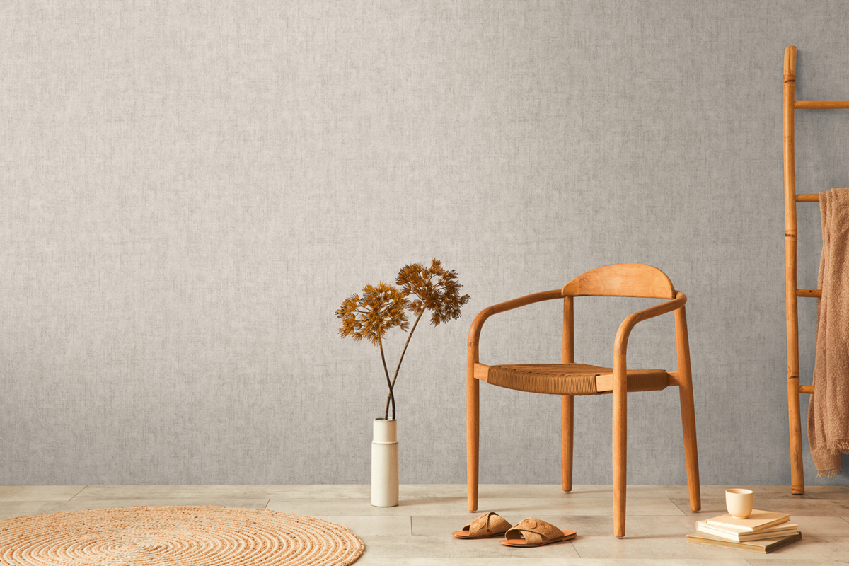 Papier peint Uni Béton gris perle argenté - Cosmoliving d'A.S. Création AMB3 | Réf. AS-791093