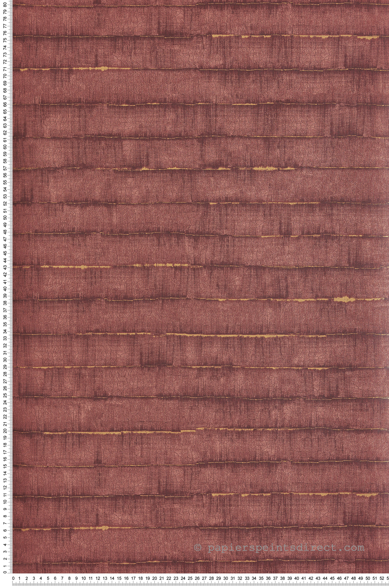 Papier peint Écorce Tanin terracotta doré - The Texture Book de Masureel | Réf. MAS-SPI503