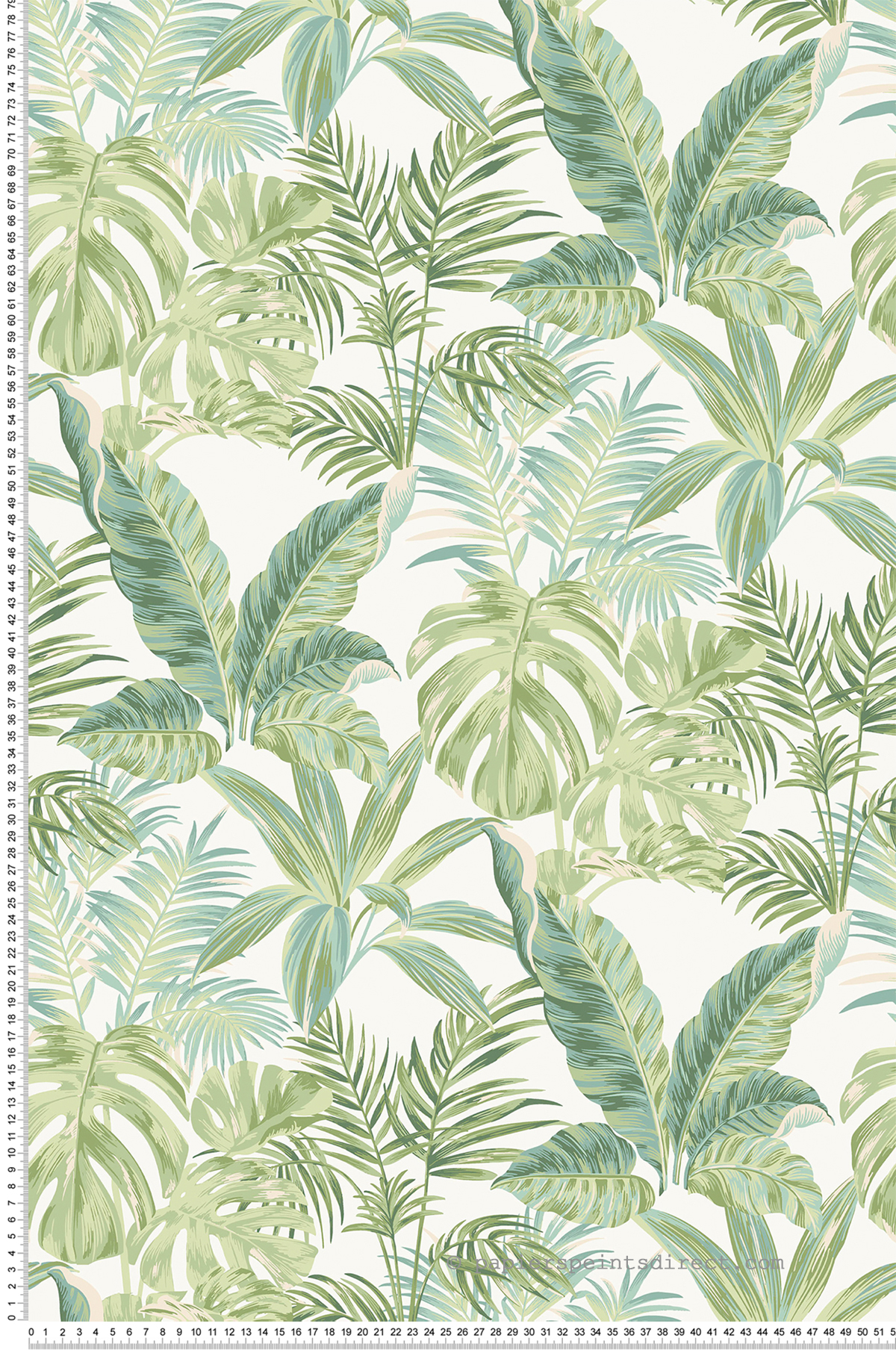 Papier peint adhésif Végétation Madagascar vert - Les Adhésifs de Lutèce | Réf. LTC-NU3382