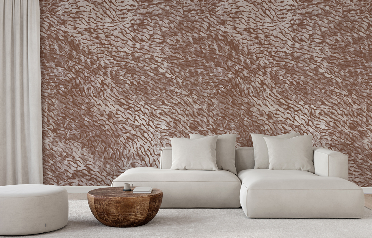 Papier peint panoramique Cascade Terracotta 1/2/3 - Isidore Leroy AMB2