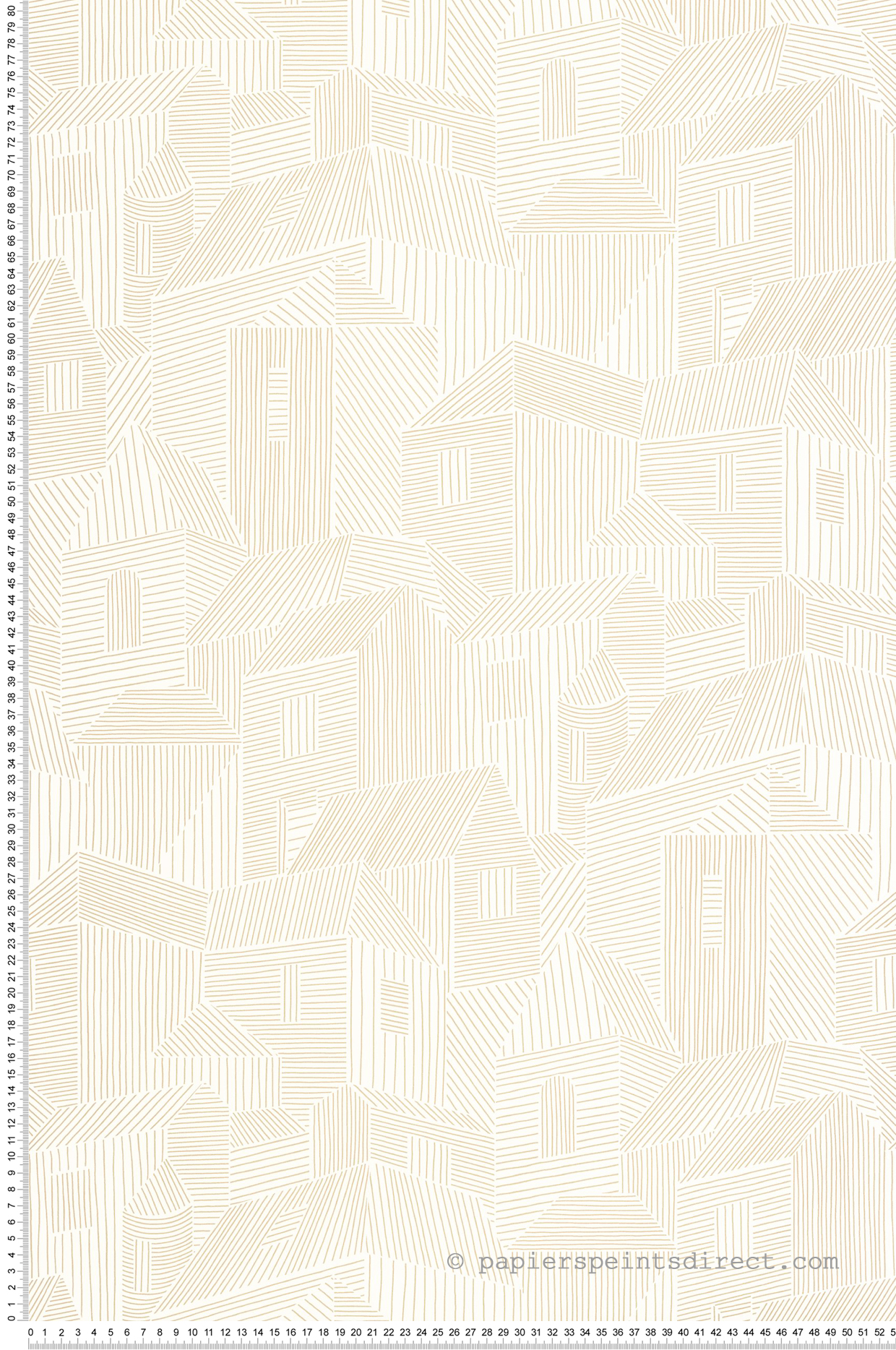 Papier peint Village blanc doré - Moonlight 3 de Casélio | Réf. MNL3107180228