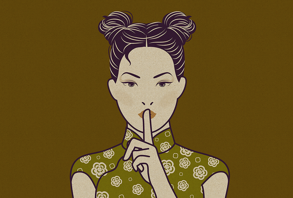 Papier peint panoramique Portrait d'Asie Himari 1 - Référence DD113787 - Intissé 200g/m2 - Standard 400 x 270