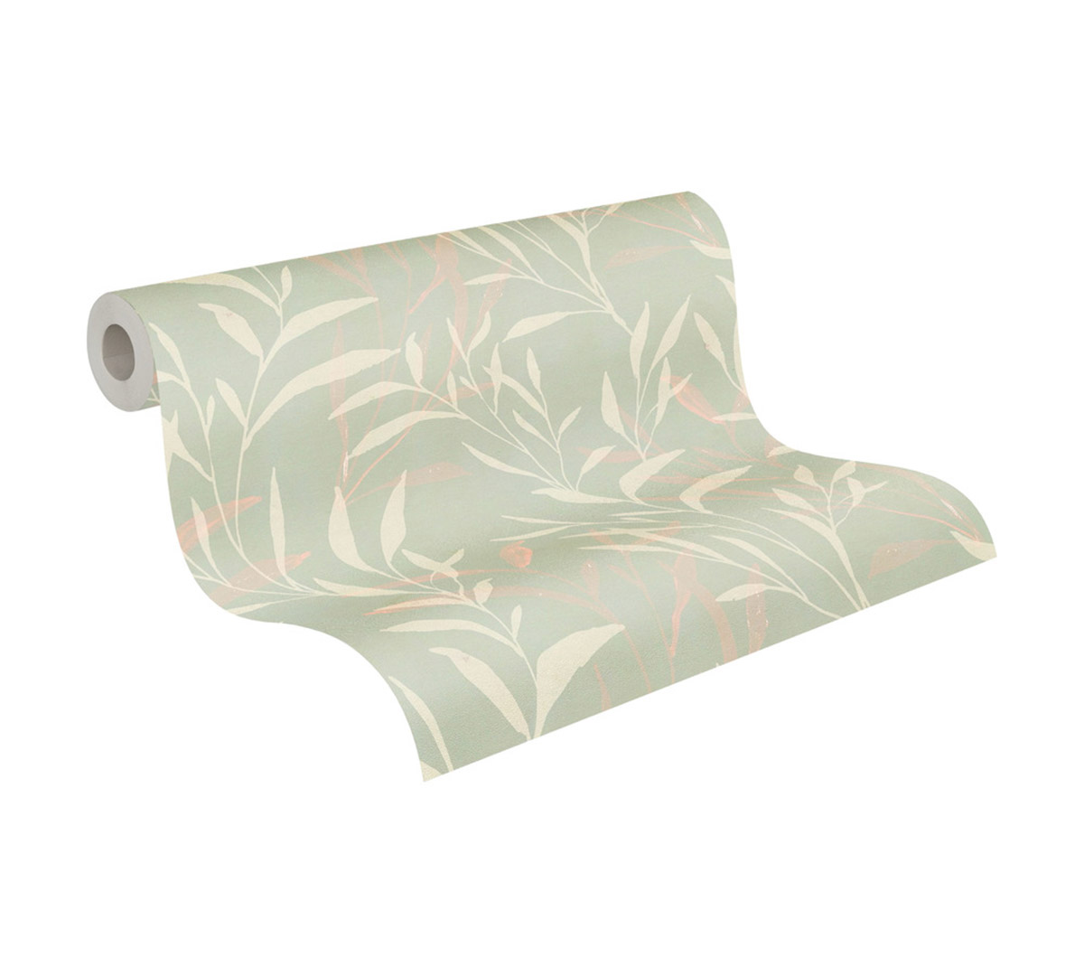 Papier peint Branchage Minimaliste vert amande - Anna D'Andrea d'A.S. Création AMB5| Réf. AS-782221