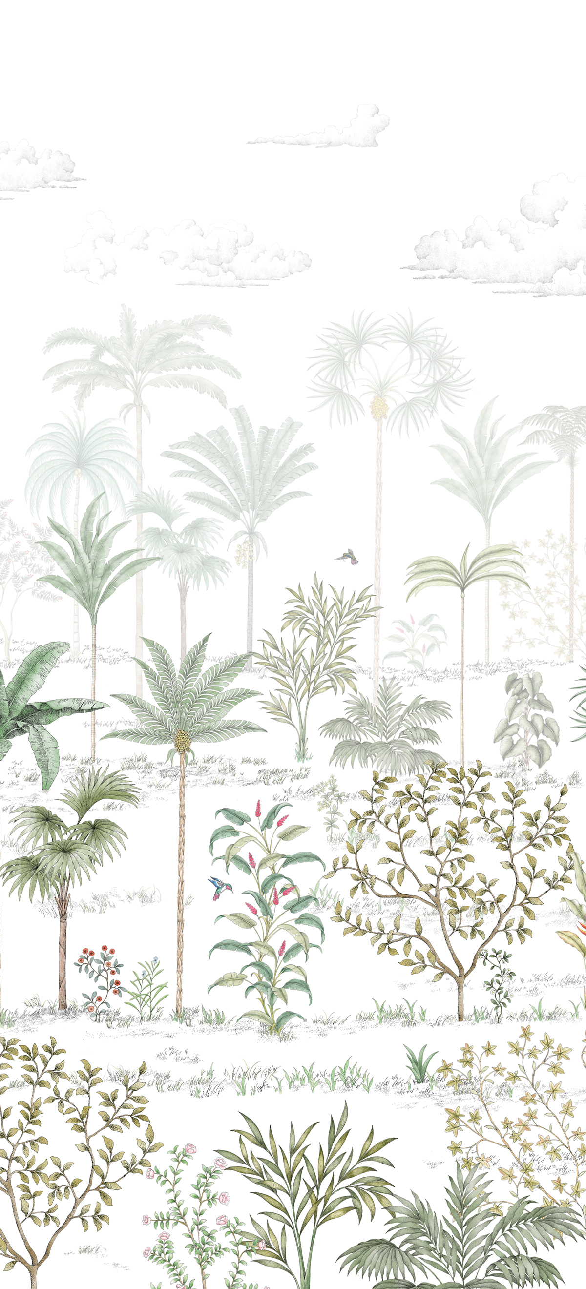 Papier peint panoramique Jungle Sur la route de Samarcande Naturel C - 7/8/9 - Isidore Leroy