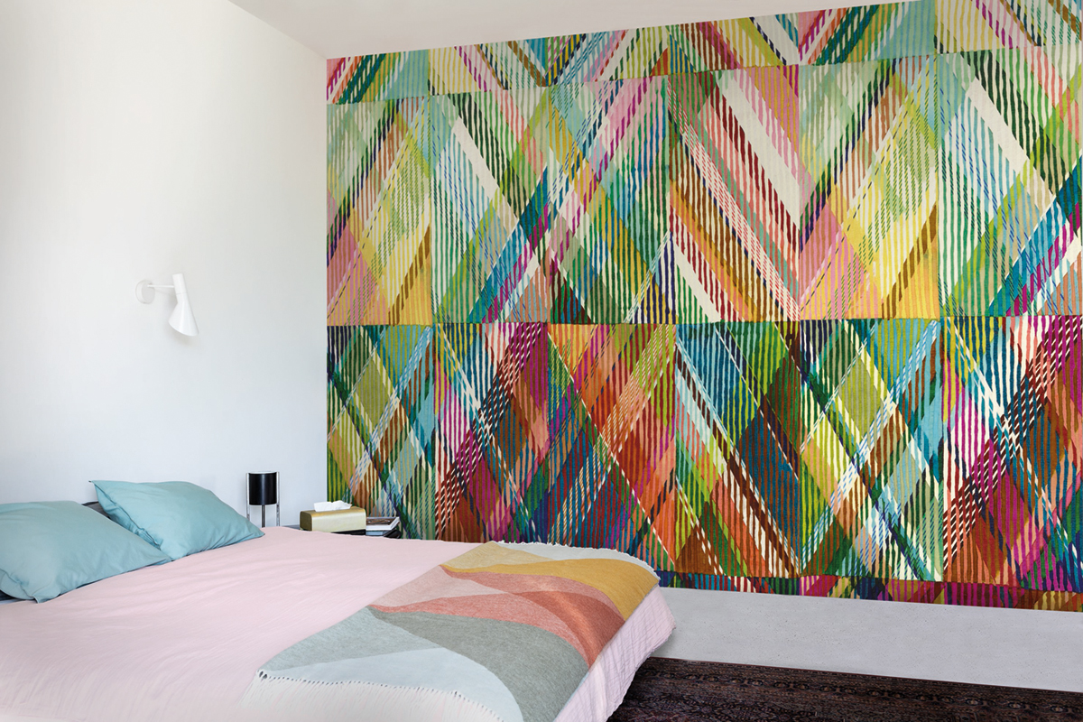 Papier peint Panoramique Tartan style multico - Beauty Full Image de Casadéco | Réf. BFIM84897414