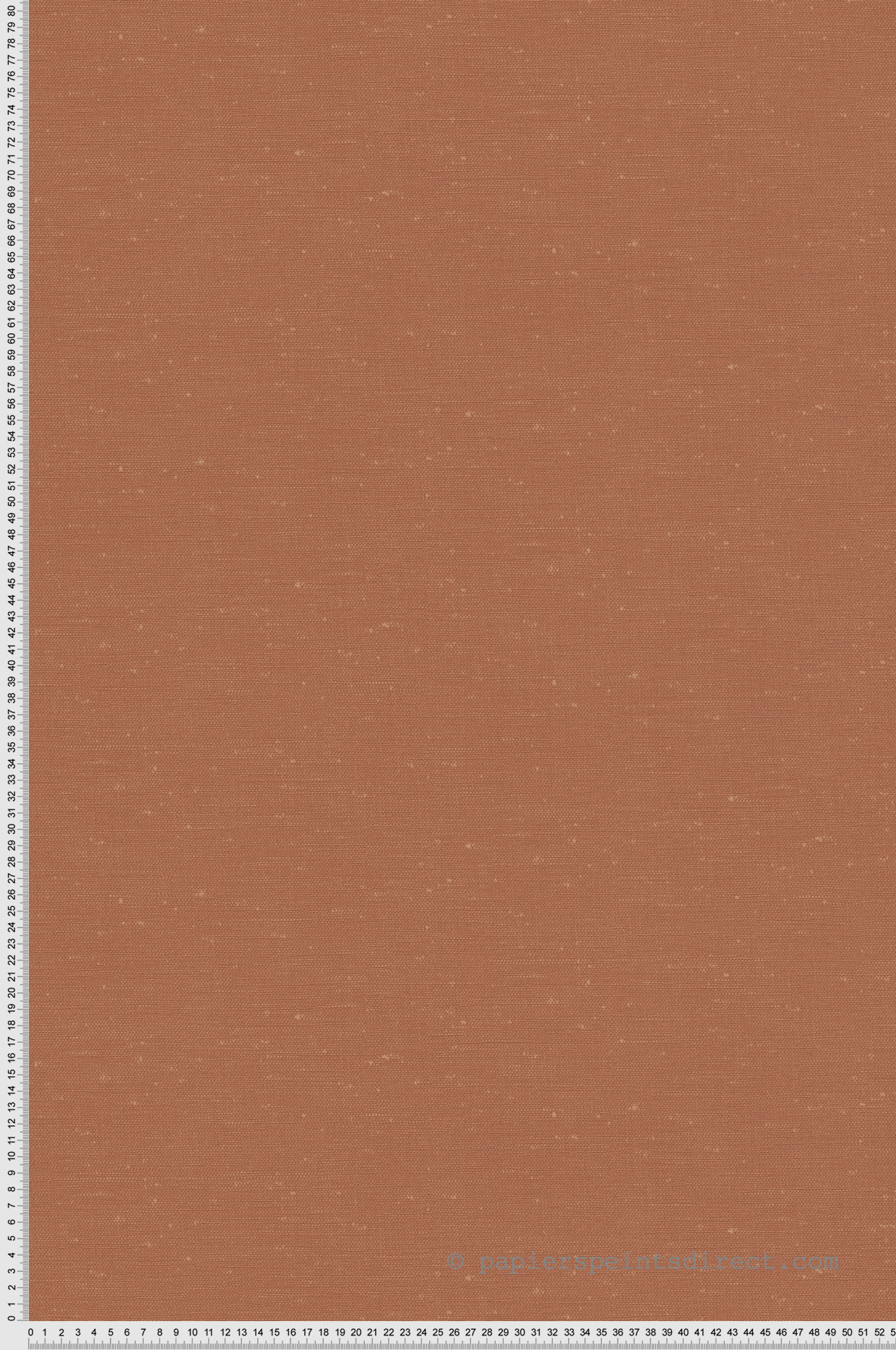 Papier peint Faux Uni Maille Terracotta - Bensimon 3 de Lutèce | Réf. LTC-51201235