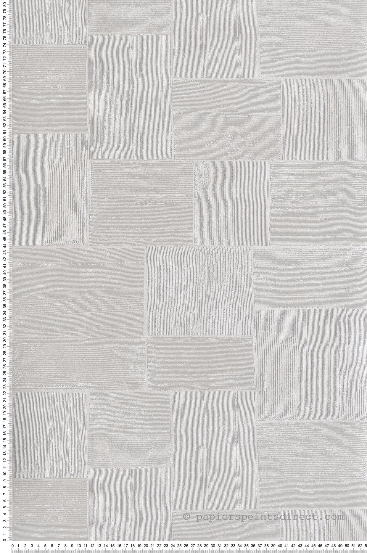 Papier peint Carreaux Giraldo argenté - The Texture Book de Masureel | Réf. MAS-SPI303