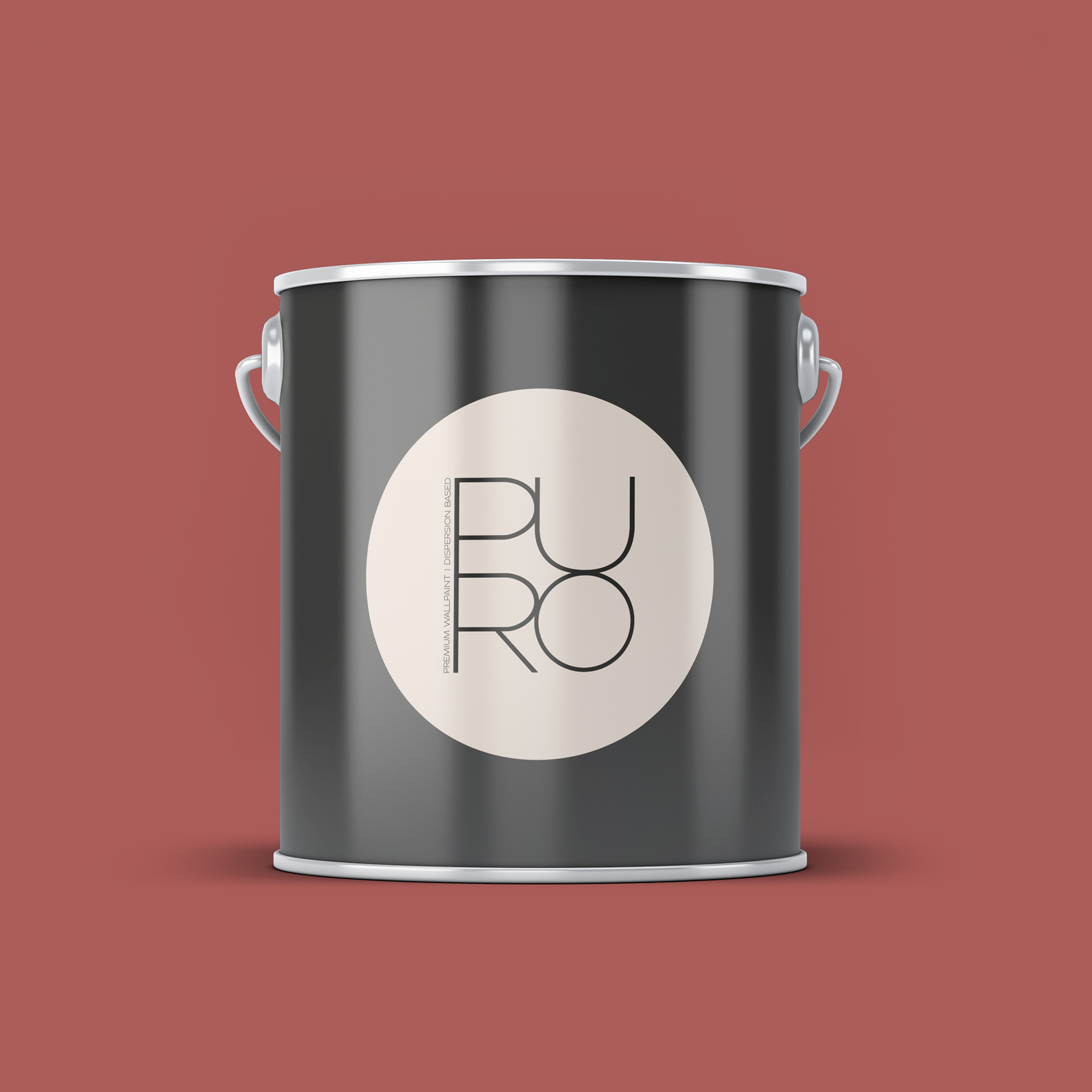 Image d'un pot de 2,5 litres de peinture Puro rouge varied red - c2019