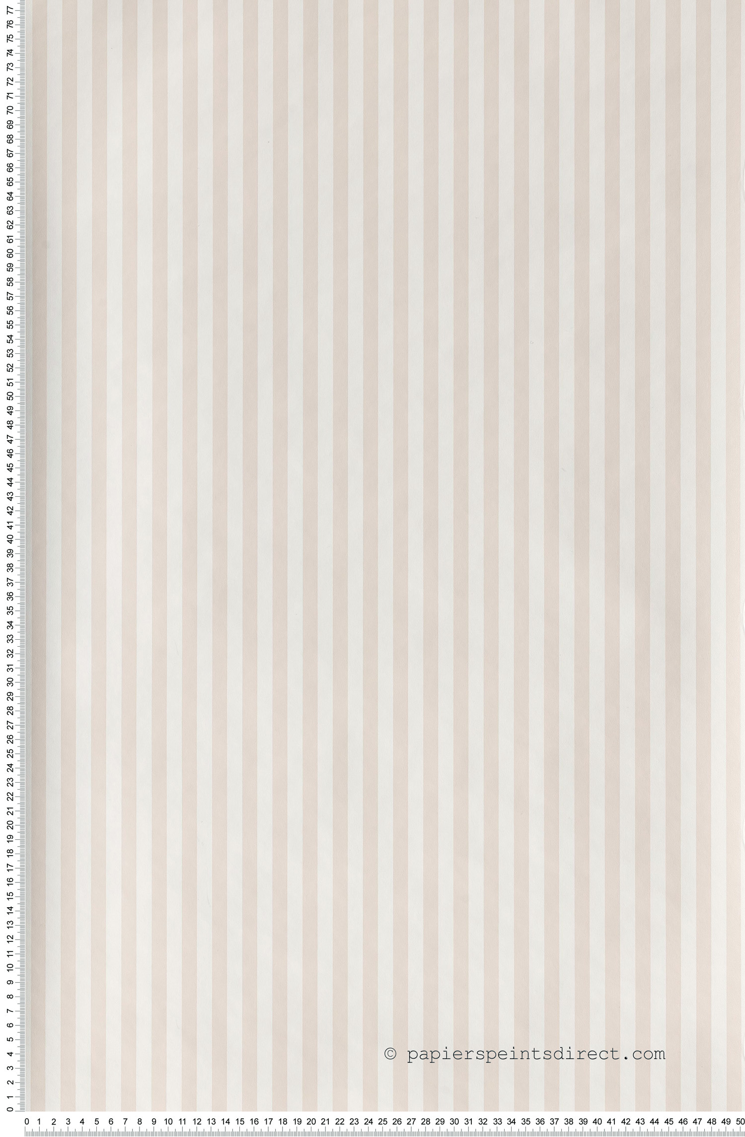 Papier peint Rayures beige - Rose & Nino de Casadéco | Réf. RONI29881010
