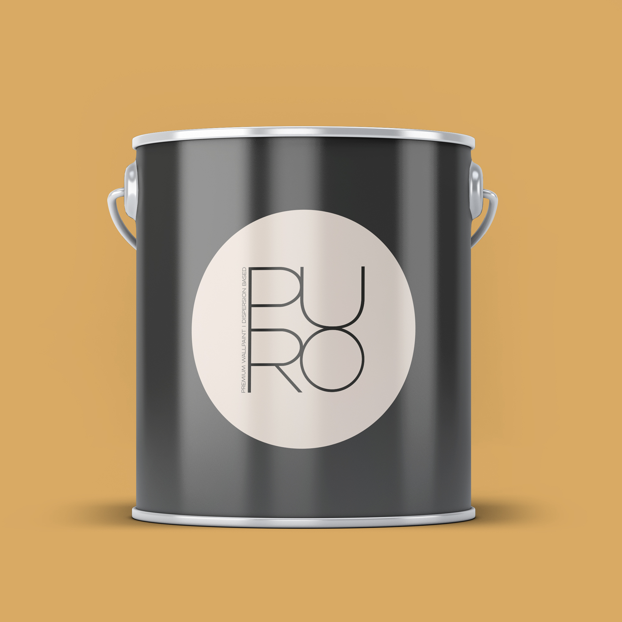 Image d'un pot de 5 litres de peinture Puro orange smooth saffron - c8012