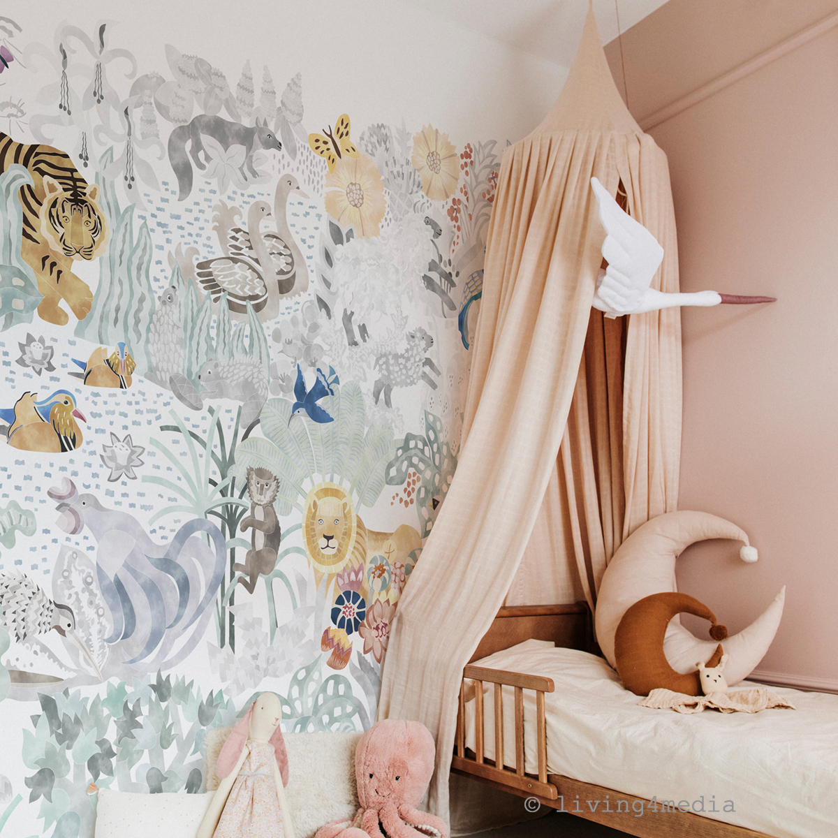 Papier peint panoramique Les 5 Continents Naturel A+B - 1/2/3/4/5/6/7/8 - Isidore Leroy AMB1