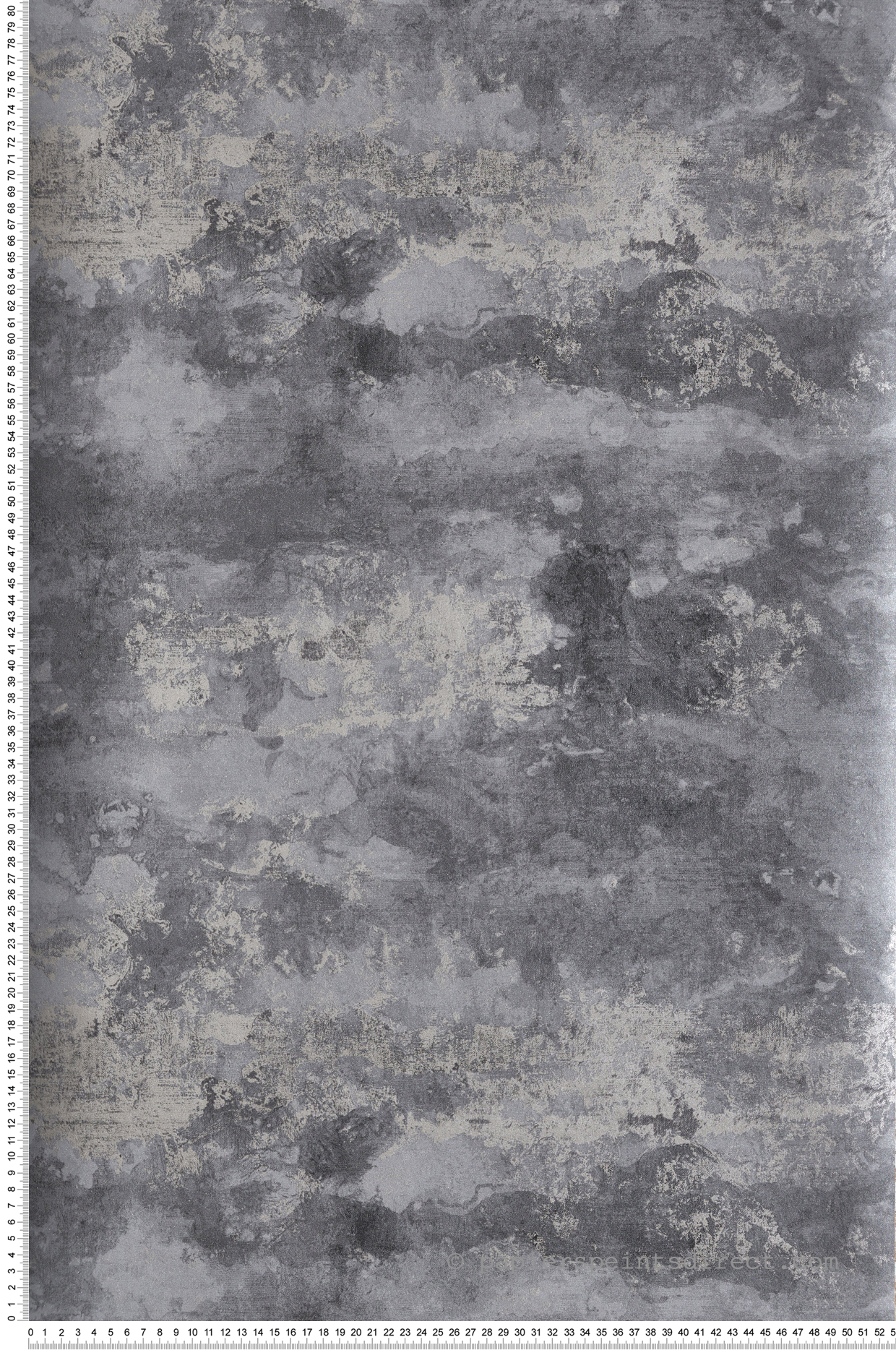 Papier peint Effet Béton Nuage gris argenté - Attitude de Lutèce | Réf. LTC-DWP0356-05