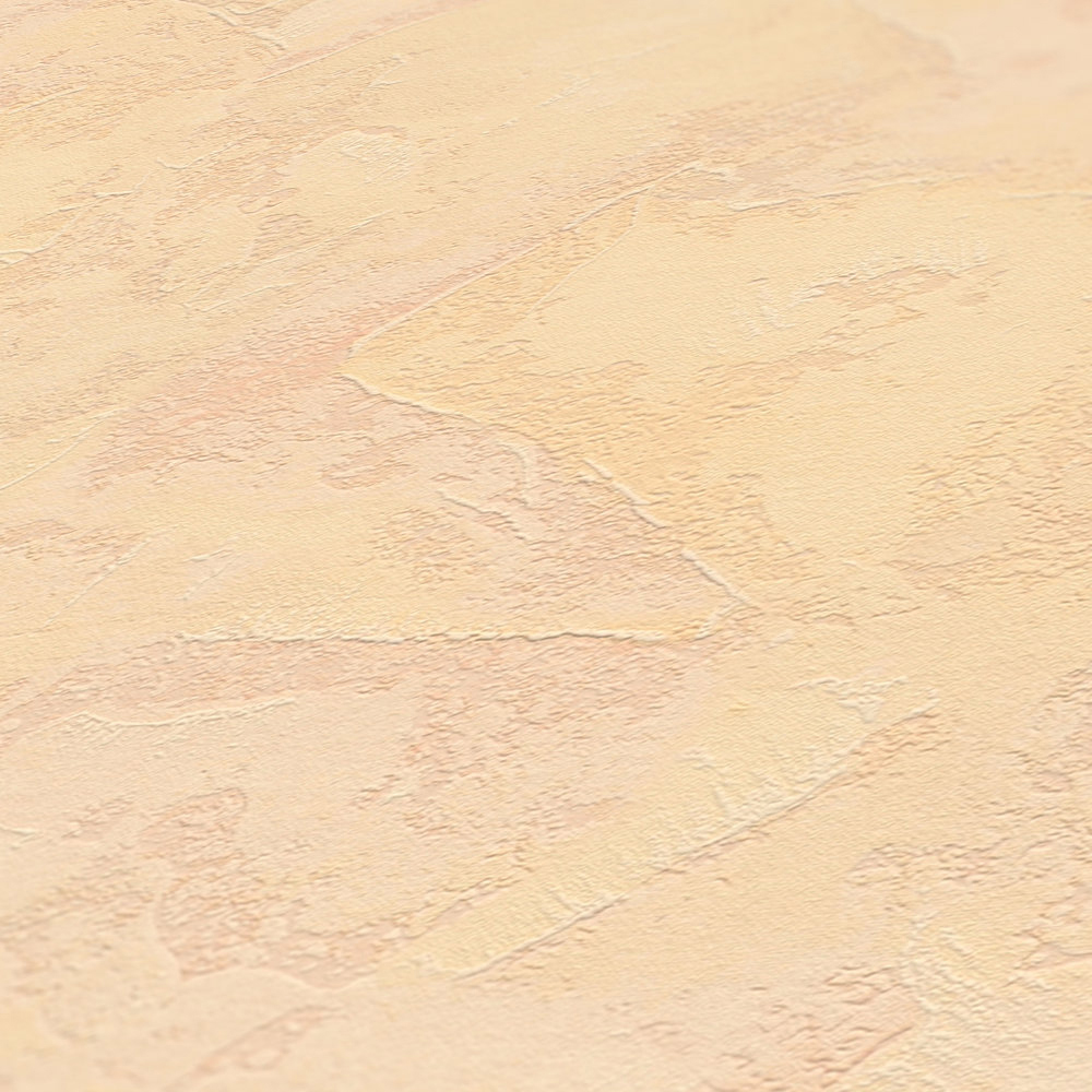 Papier peint Faux Uni Aspect Crépis saumon - Casual Living d'A.S. Création AMB6| Réf. AS-169020